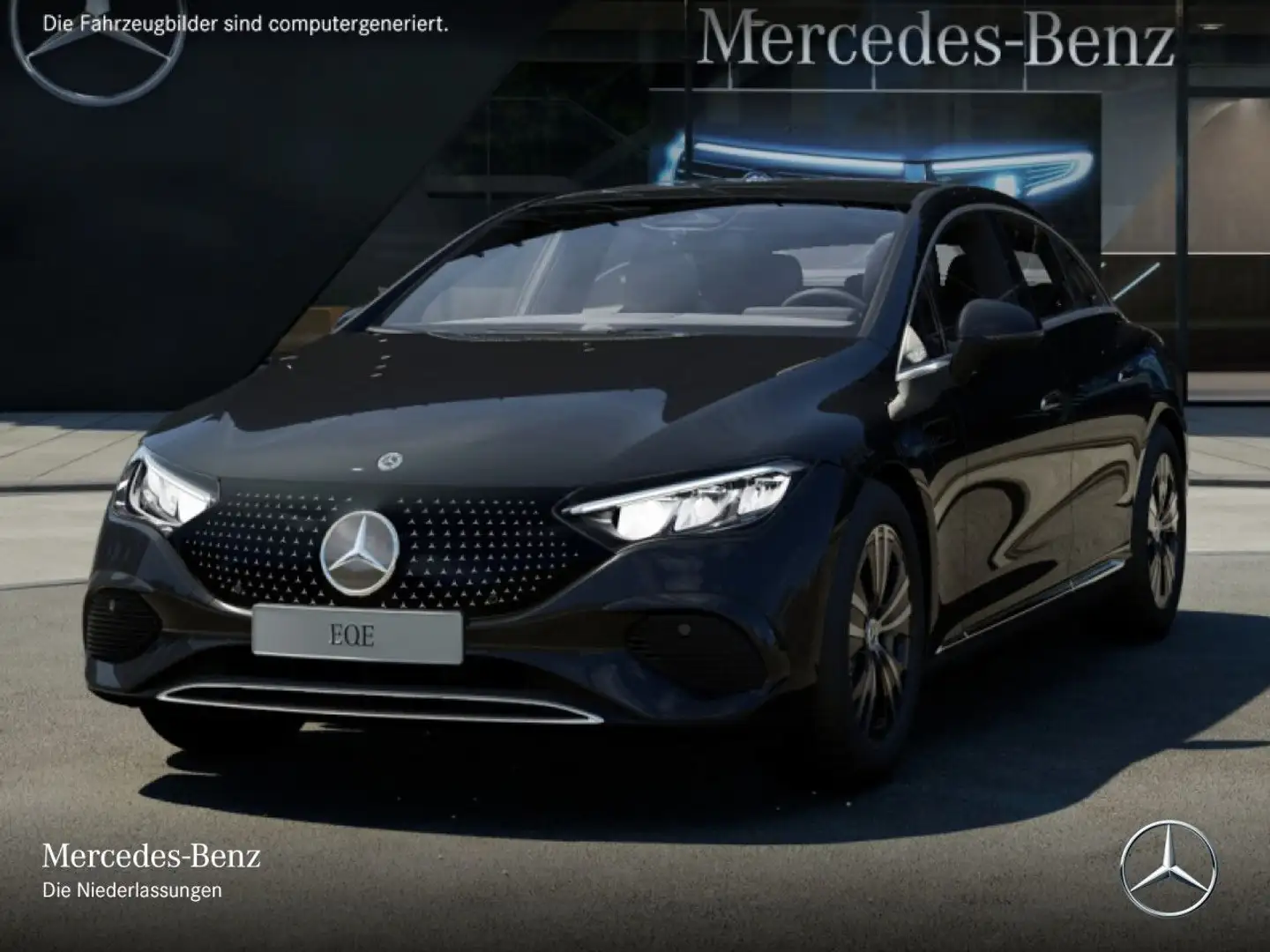 Mercedes-Benz EQE 350 Avantgarde WideScreen Pano Burmester LED Schwarz - 2