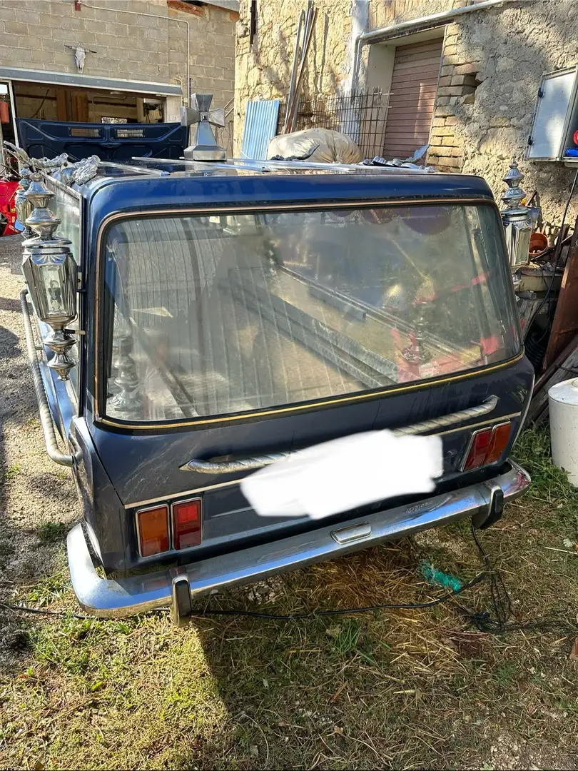 Fiat 130 Auto Carro Funebre FIAT 125 Modrá - 2