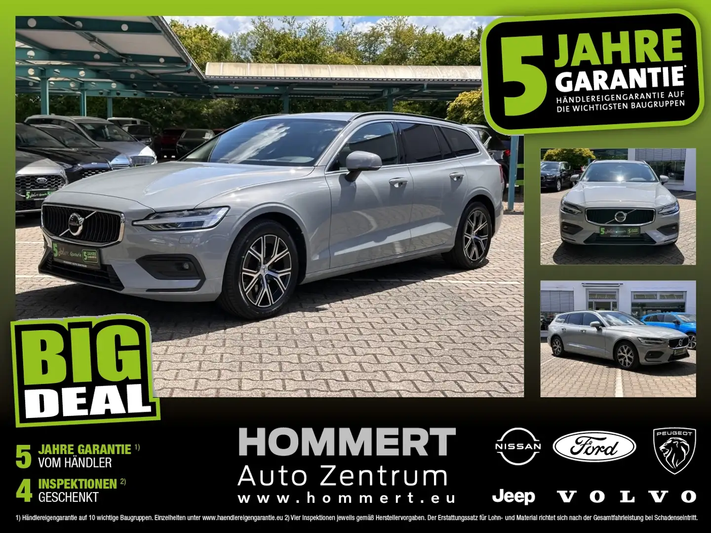 Volvo V60 Kombi B3 Core *ACC*beh.Lenk*Sitzh.v/h* Grau - 1