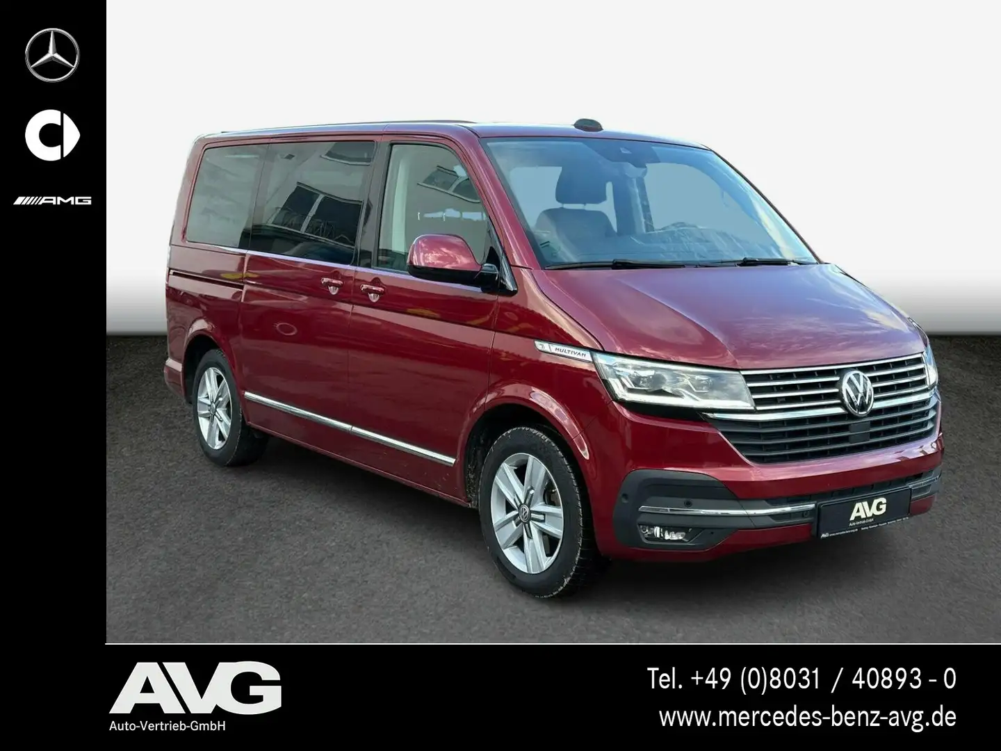 Volkswagen T6.1 Multivan T6.1 Multivan Highline 2.0 TDI Navi RFK AHK LED Rot - 2