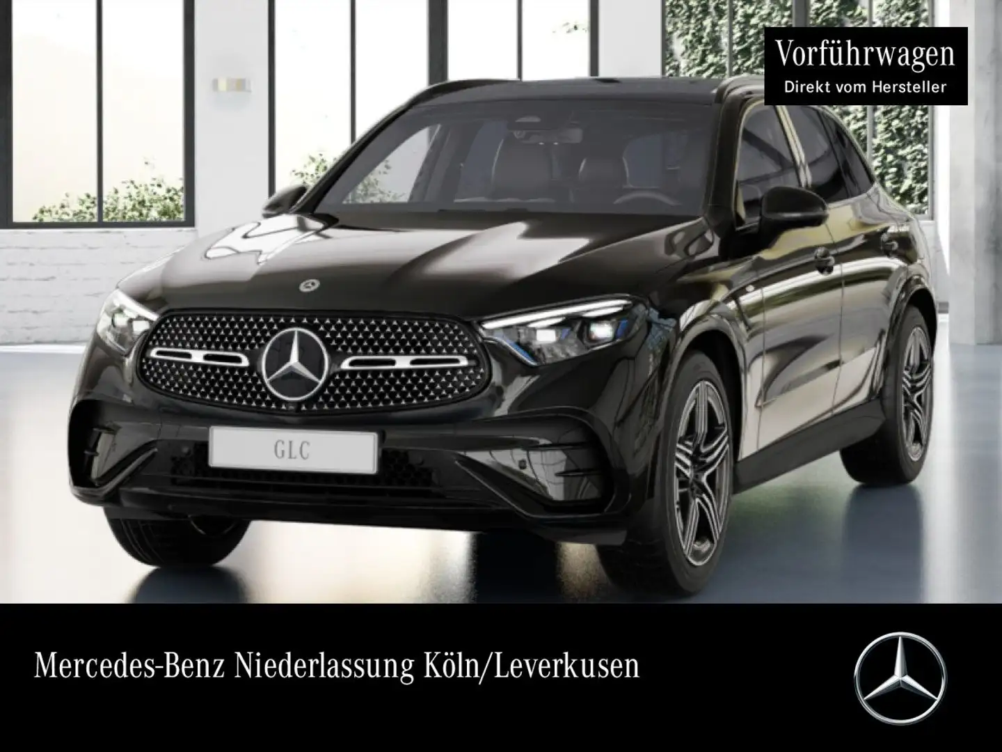 Mercedes-Benz GLC 300 de 4M AMG+NIGHT+PANO+360+AHK+TOTW+KEYLESS Schwarz - 1