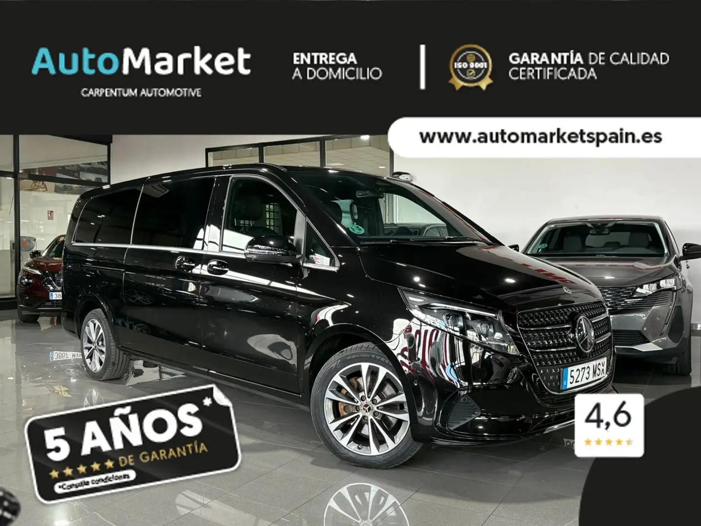 Mercedes-Benz V 220 220d Largo Avantgarde 7G Tronic Negro - 2