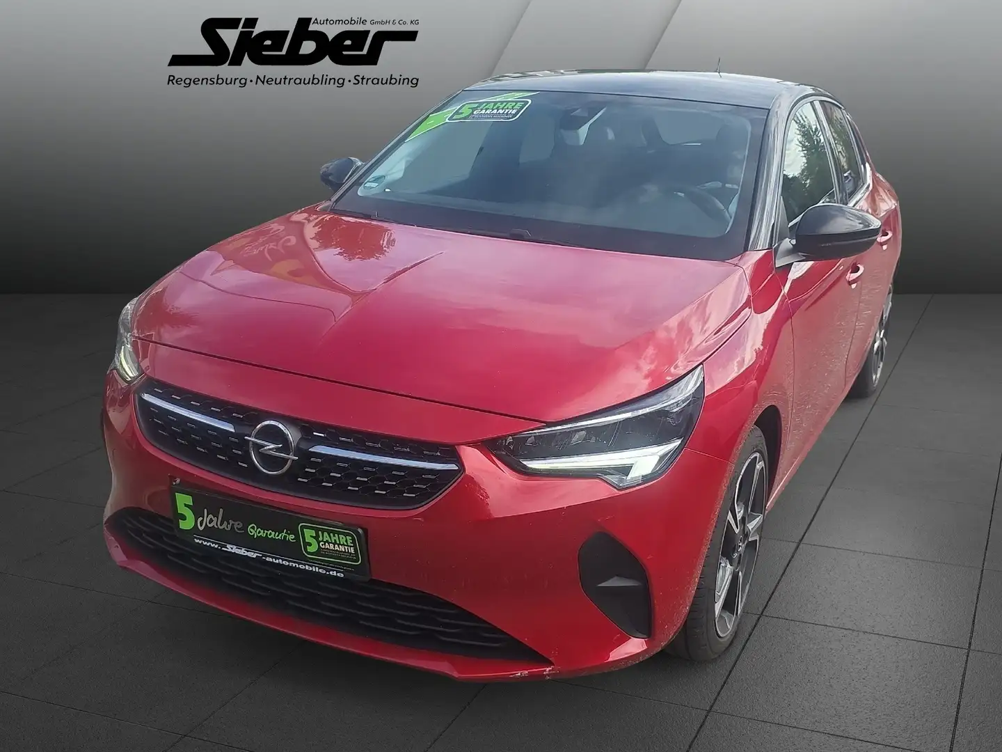 Opel Corsa F 1.2 Turbo Elegance *Automatik*Sitzheizung Rot - 2