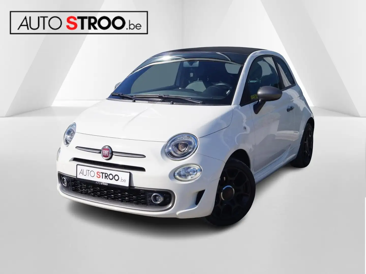 Fiat 500C 1.2i Cabrio SPORT l NAVI l LED l PDC Blanc - 1