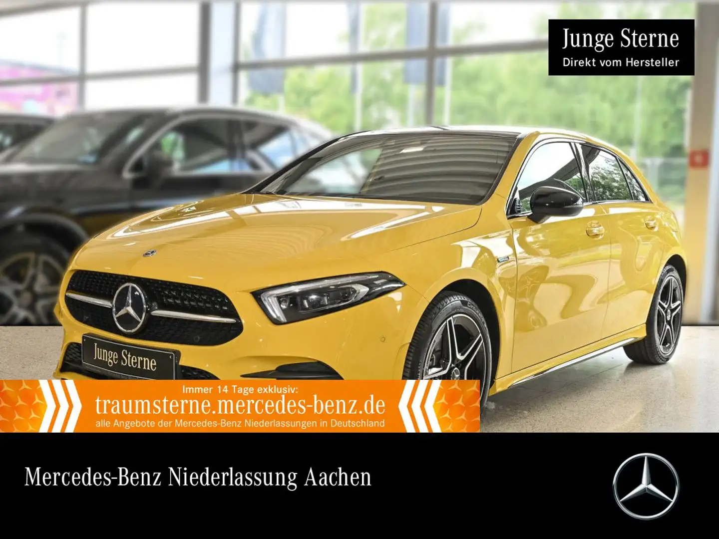 Mercedes-Benz A 250 e EDITION 2020+AMG+NIGHT+PANO+MULTIBEAM+TOTW Amarillo - 1