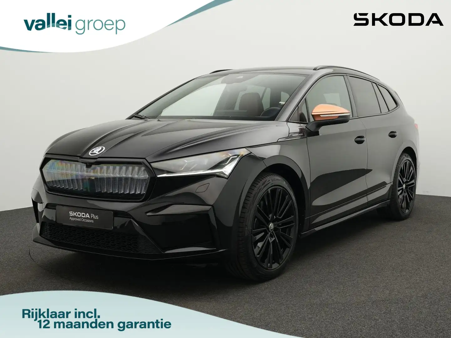 Skoda Enyaq iV 80X 265 pk Founders Edition Black 82 kWh | 4x4 Noir - 1