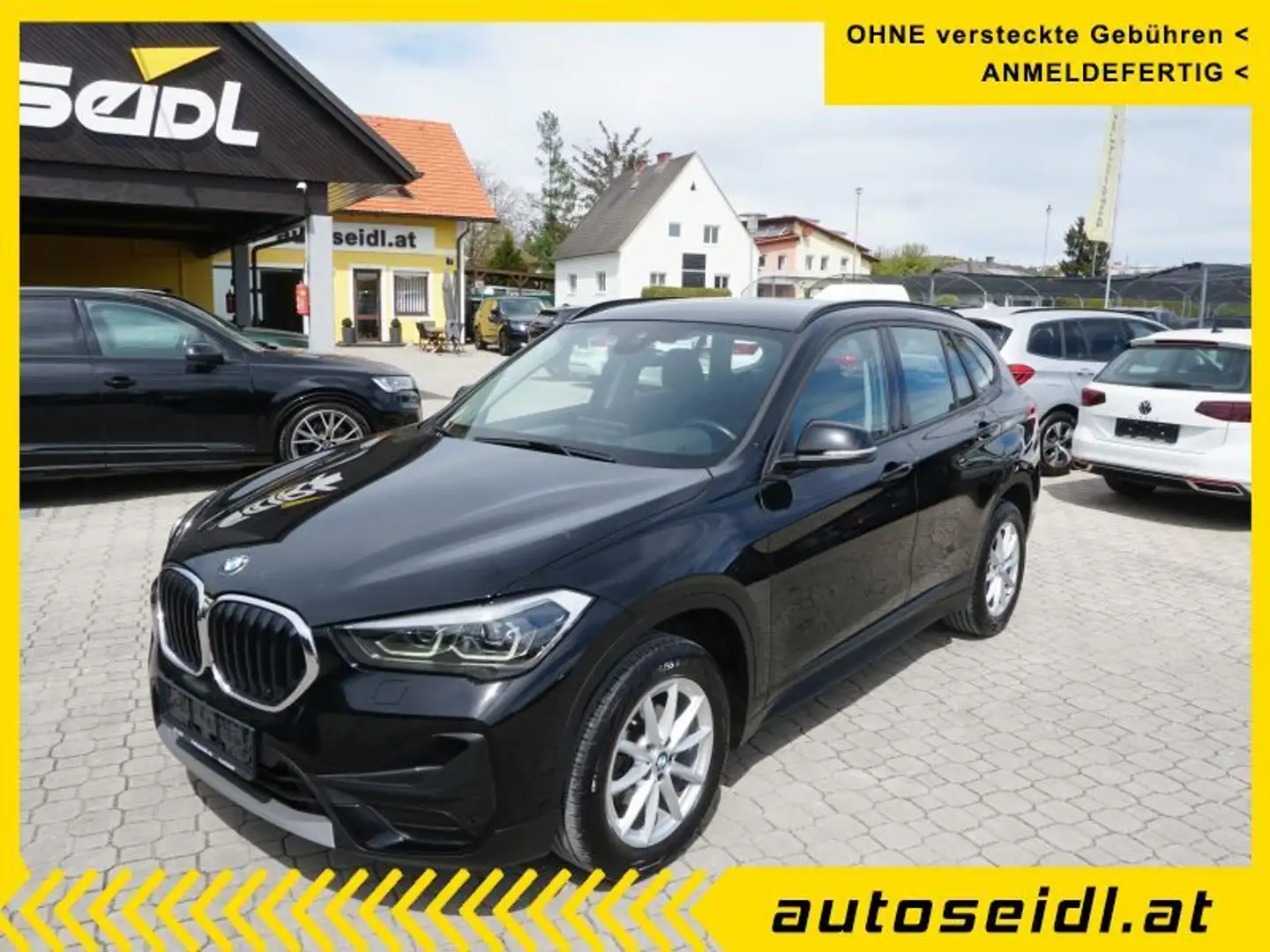 BMW X1 sDrive 16d Aut. *2022er+LED+NAVI* Schwarz - 1