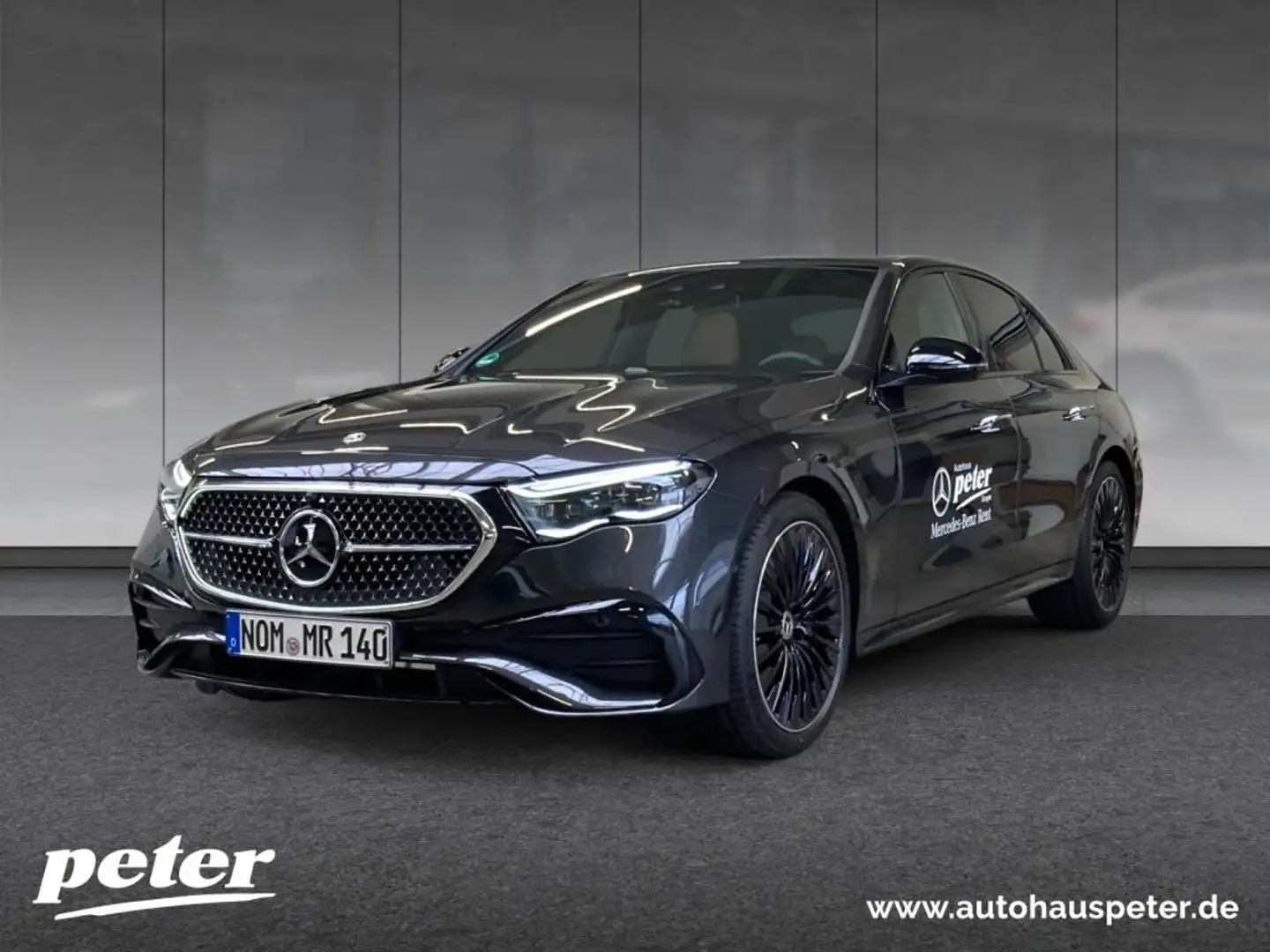 Mercedes-Benz E 200 Limousine AMG+NIGHT+20"+BURMESTER+KEYLESS Grau - 1