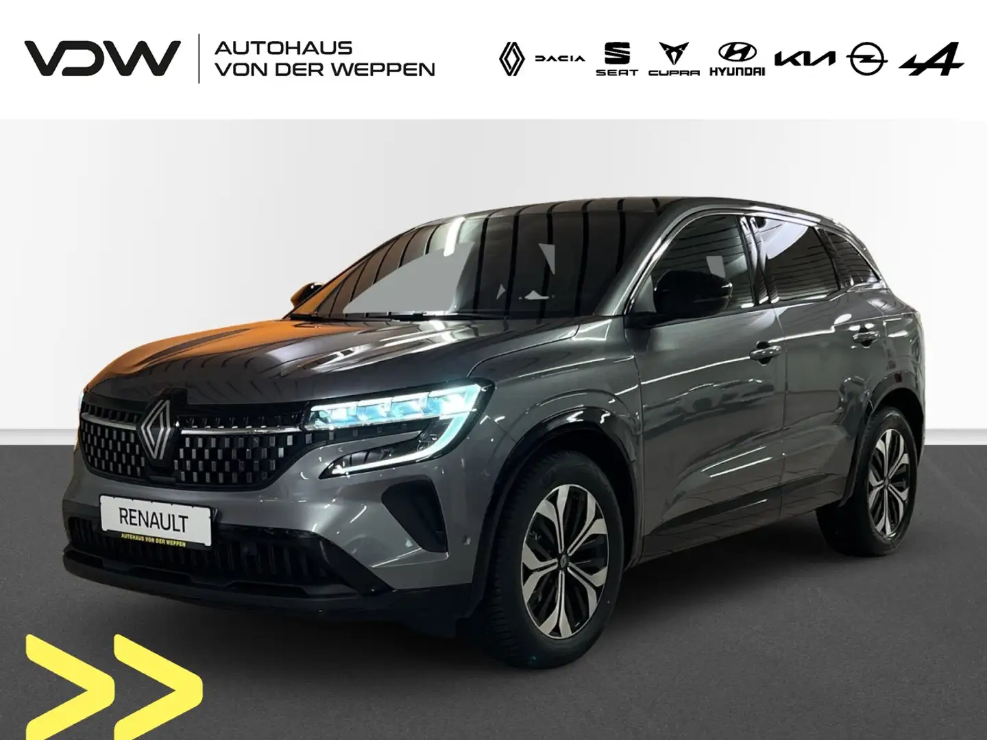 Renault Austral Techno Klima Navi Rückfahrkamera Kurvenlicht Grau - 1