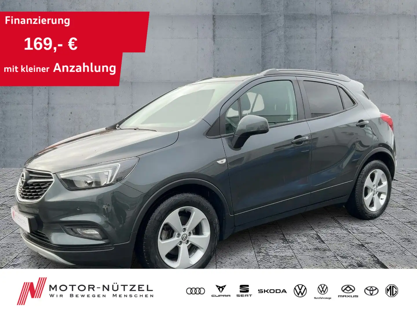 Opel Mokka X 1.4 Turbo Edition NAV+SHZ+RFK+GRA+NSW Grigio - 1