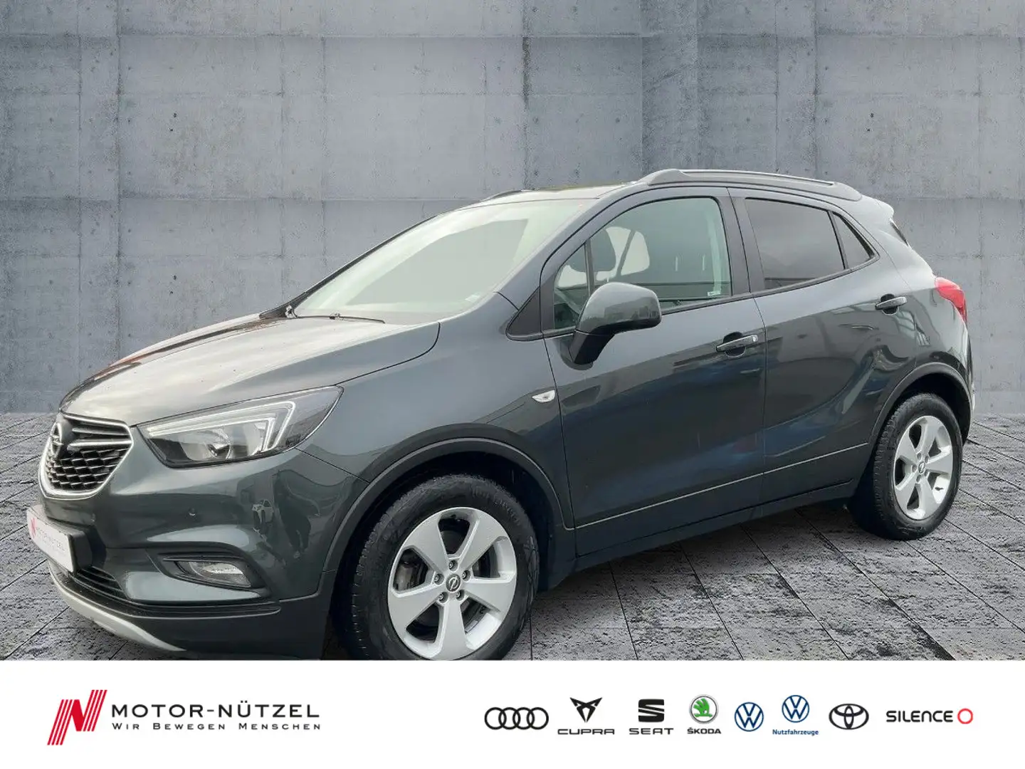 Opel Mokka X 1.4 Turbo Edition NAV+SHZ+RFK+GRA+NSW Grau - 1