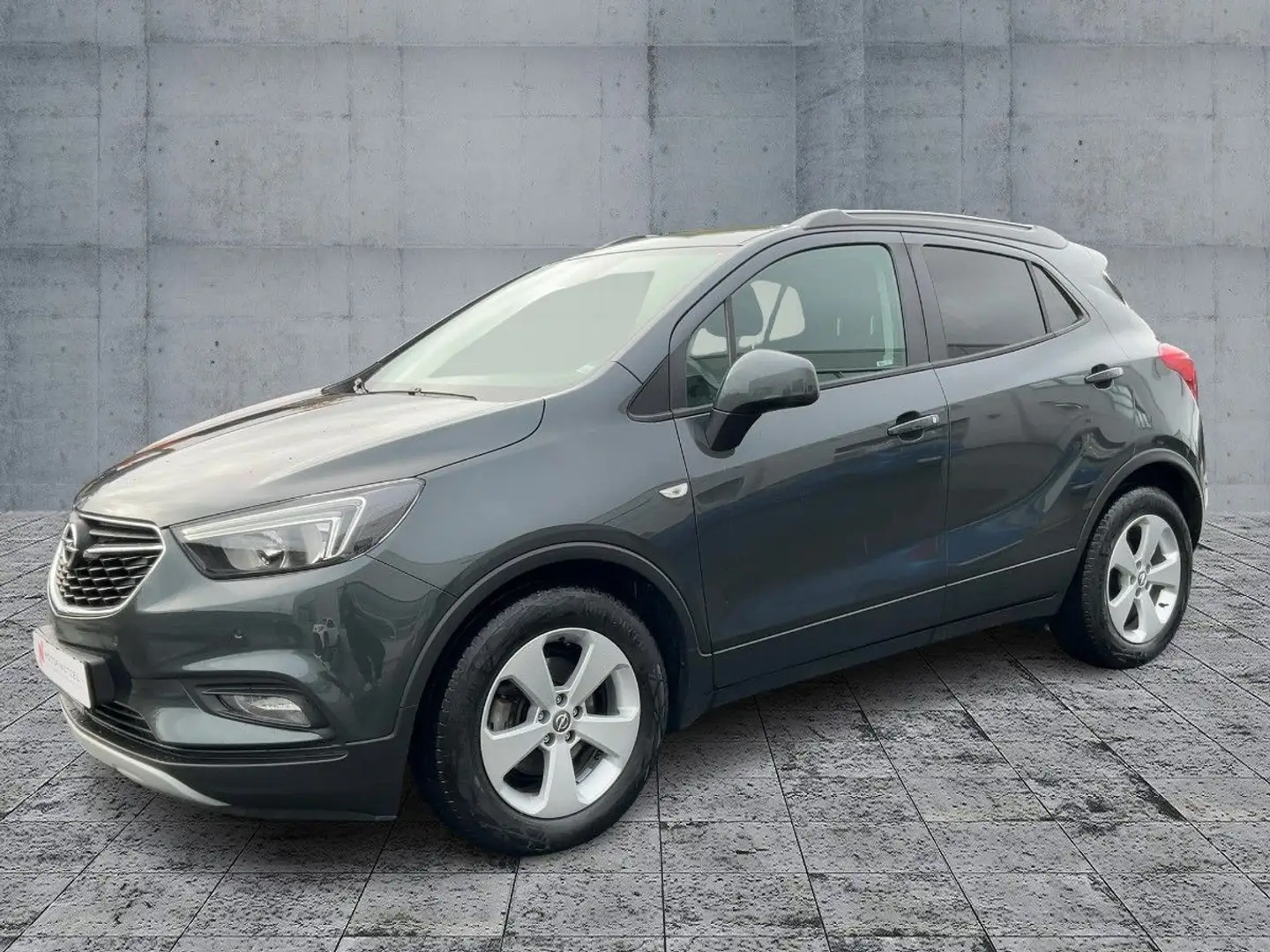Opel Mokka X 1.4 Turbo Edition NAV+SHZ+RFK+GRA+NSW Grijs - 2
