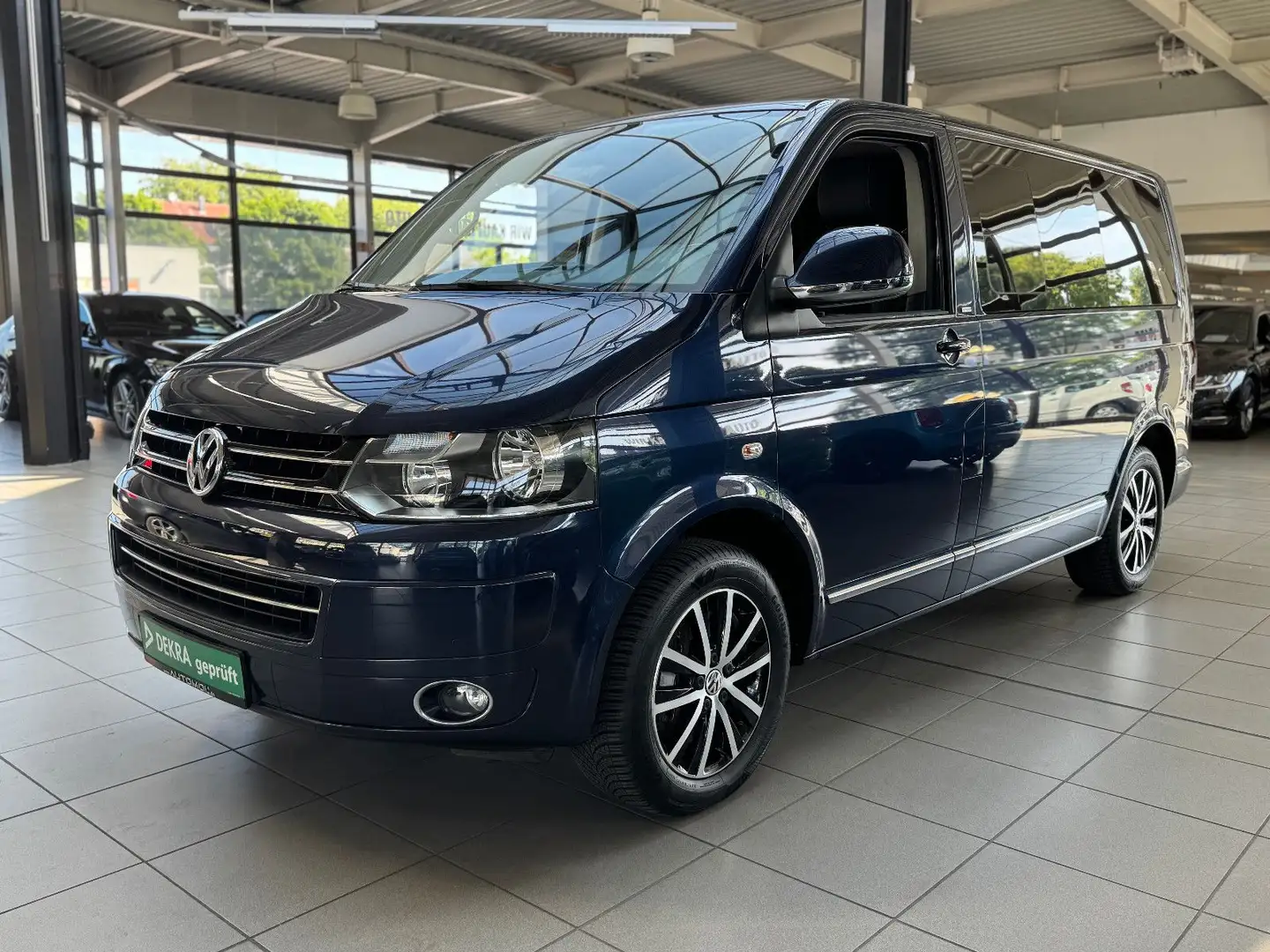 Volkswagen T5 Transporter T5.1 Multivan 2.0TDI Cup *DSG*El.-Schiebetür* Bleu - 1