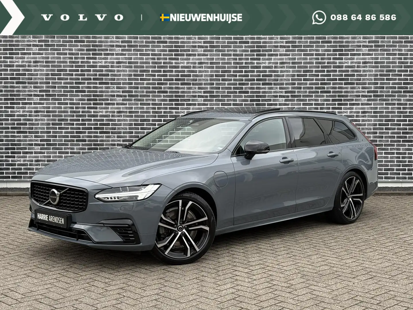 Volvo V90 T6 Aut. Plug-in hybrid AWD Plus Dark | Panoramadak Gris - 1