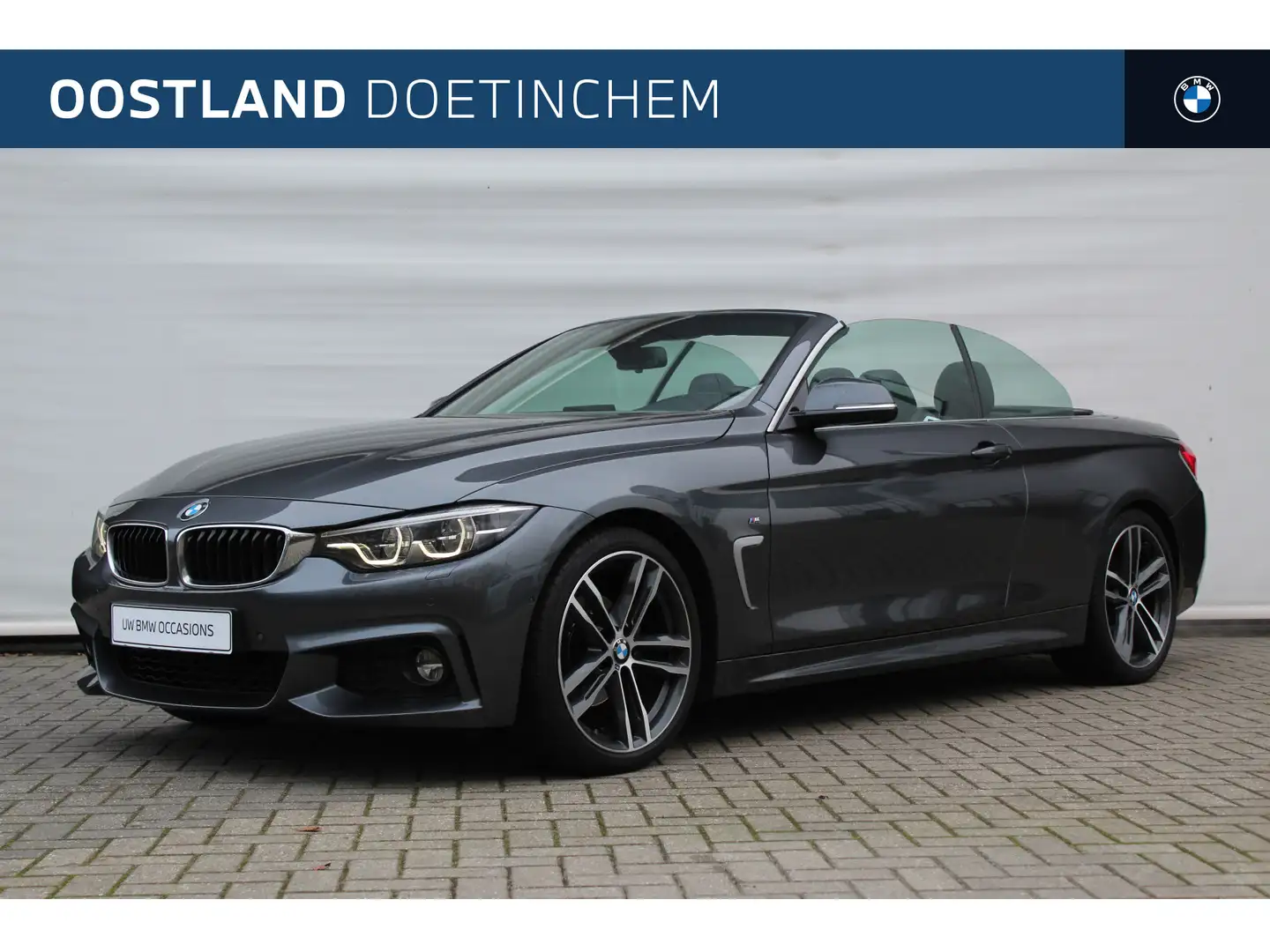BMW 420 4 Serie Cabrio 420i High Executive M Sport Automaa Noir - 1