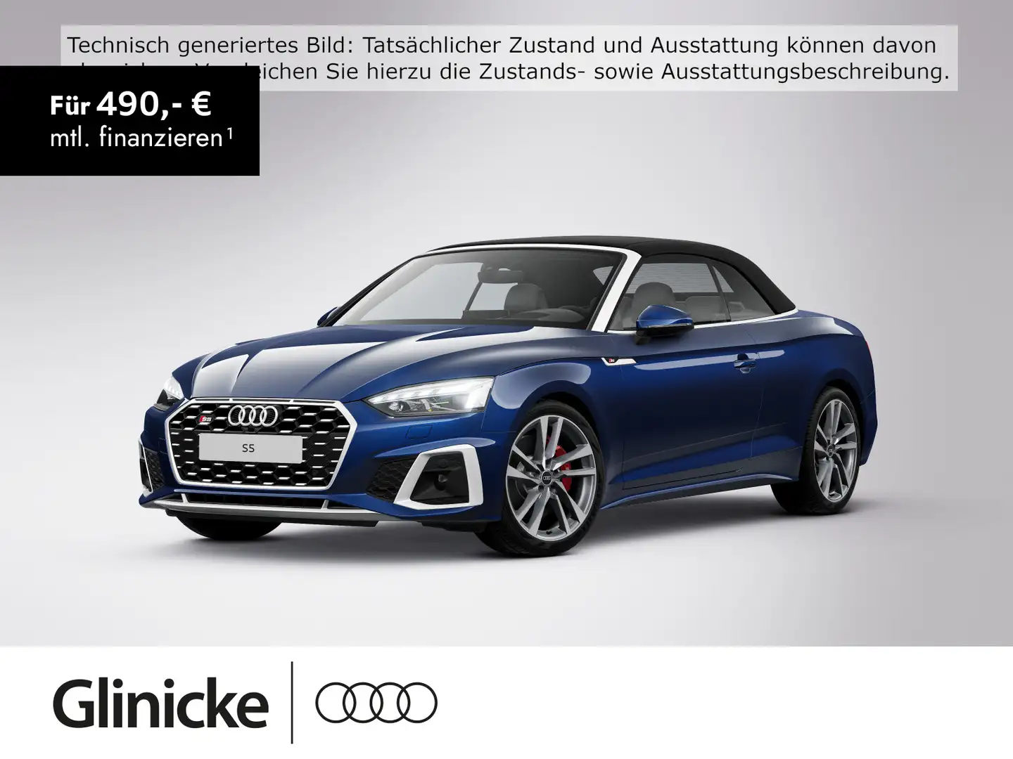 Audi S5 3.0 TFSI Matrix Rückfahrkamera Virt Blau - 1