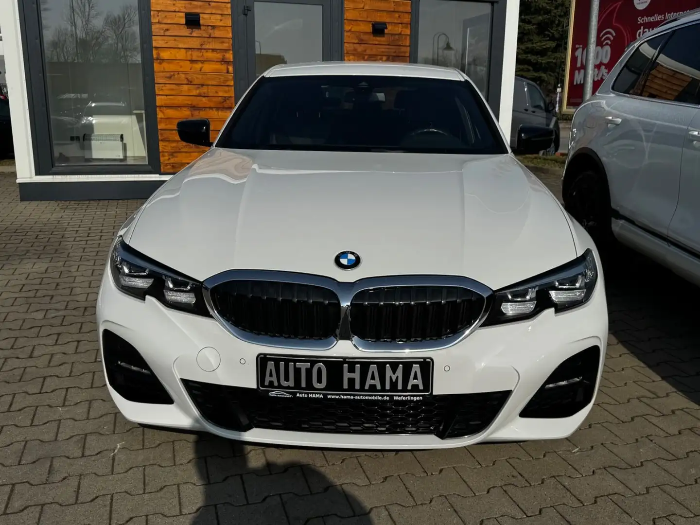 BMW 320 d Lim. M Sport *NAVI*LED*SHADOW*UNI* Blanc - 2