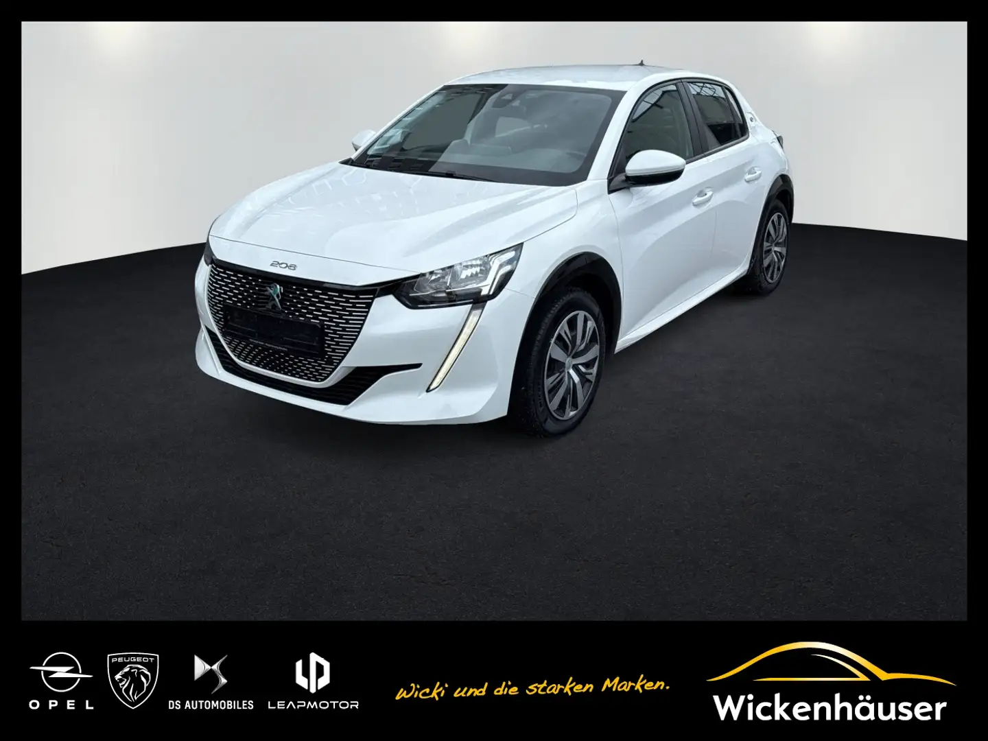 Peugeot 208 136 e- Active LED+Navi+SHZ+KeyLess+Tempomat Weiß - 1