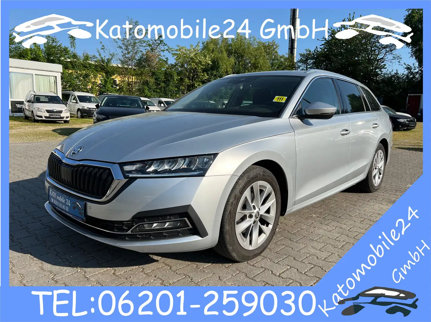 Skoda Octavia Combi Style 1.5 TGI CNG Erdgas LED AHK Head up ... Silber - 1