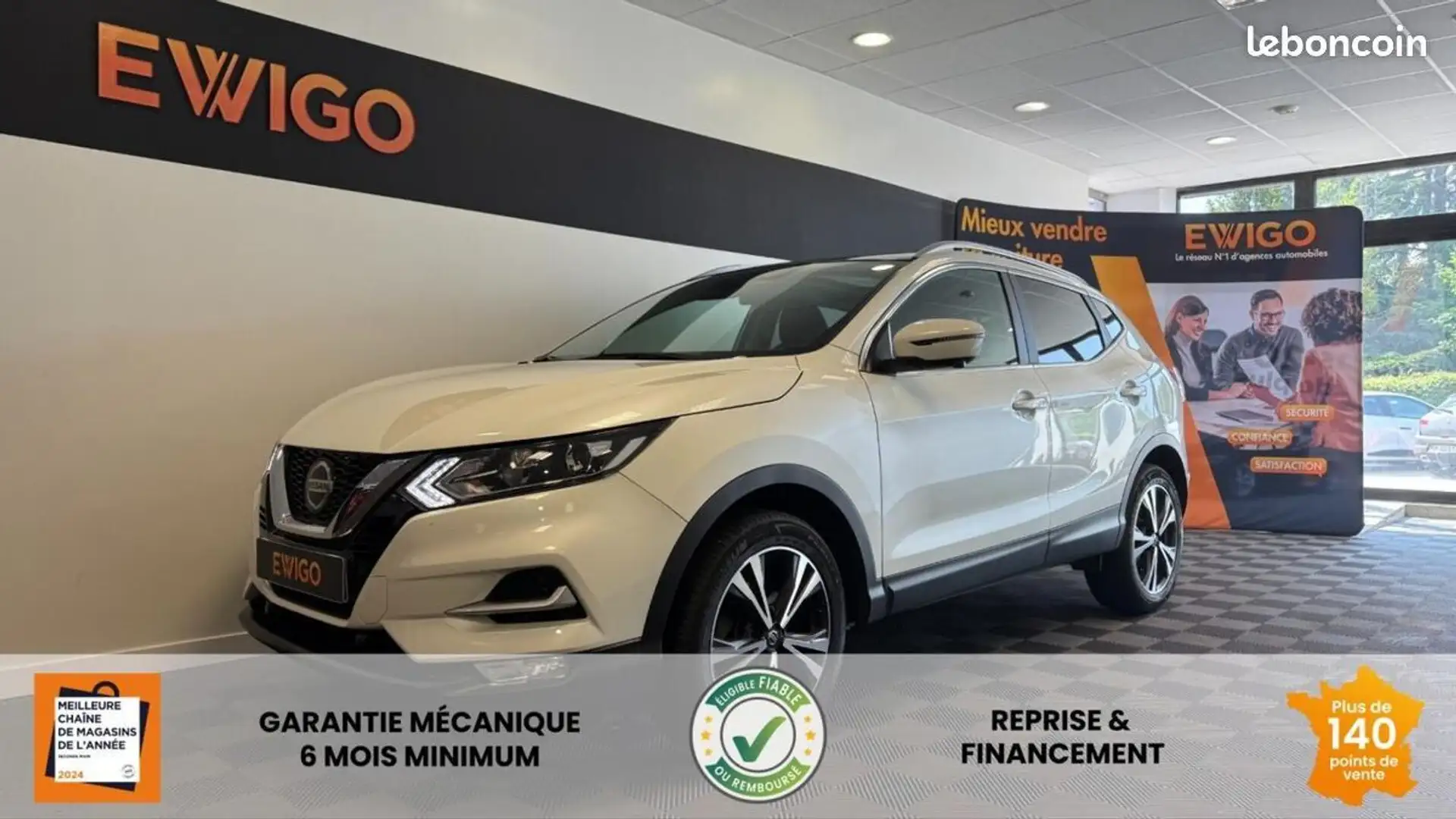 Nissan Qashqai GENERATION-II 1.3 DIGT 140 N-CONNECTA 2WD Blanc - 1