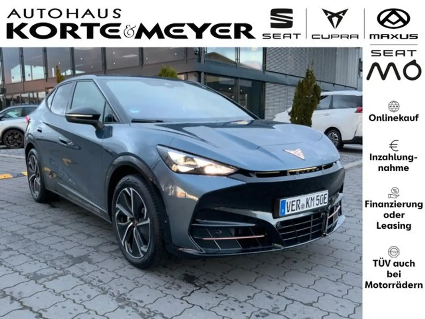 CUPRA Tavascan VZ 77kWh 4Drive+ACC+LED+Sitzhzg+Navi Blau - 1