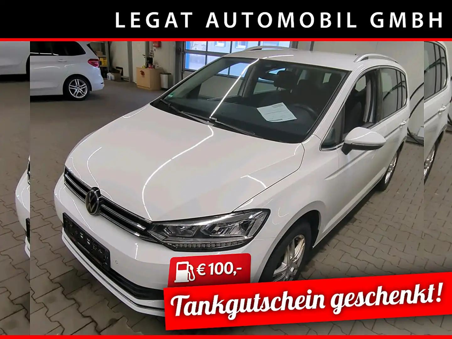 Volkswagen Touran Highline 2,0 SCR TDI DSG *LED*NAVI*KAMERA* Weiß - 1