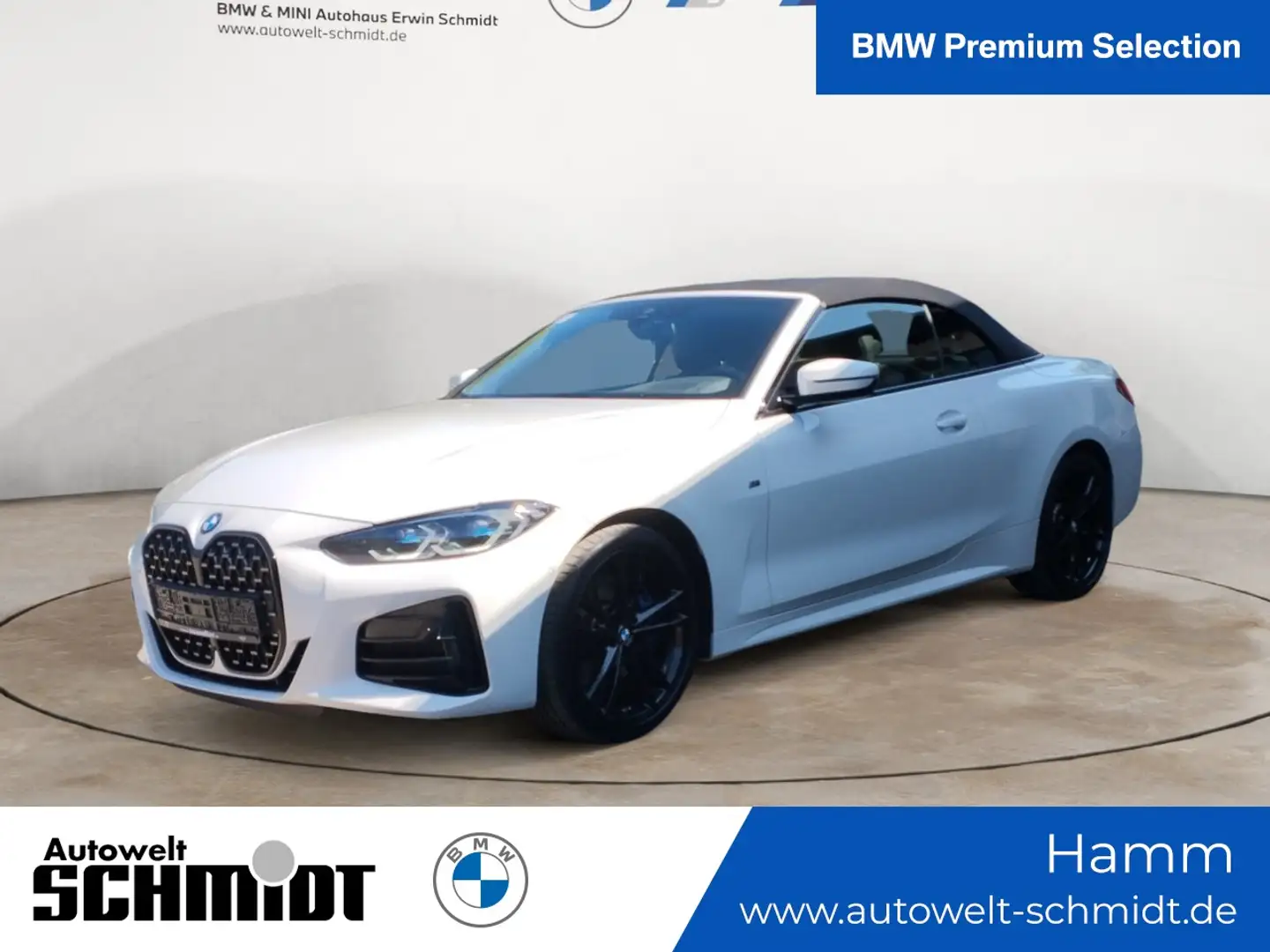 BMW 440 M440i xDrive Cabrio + BPS.-Garantie-bis-07/2027 Blanco - 1