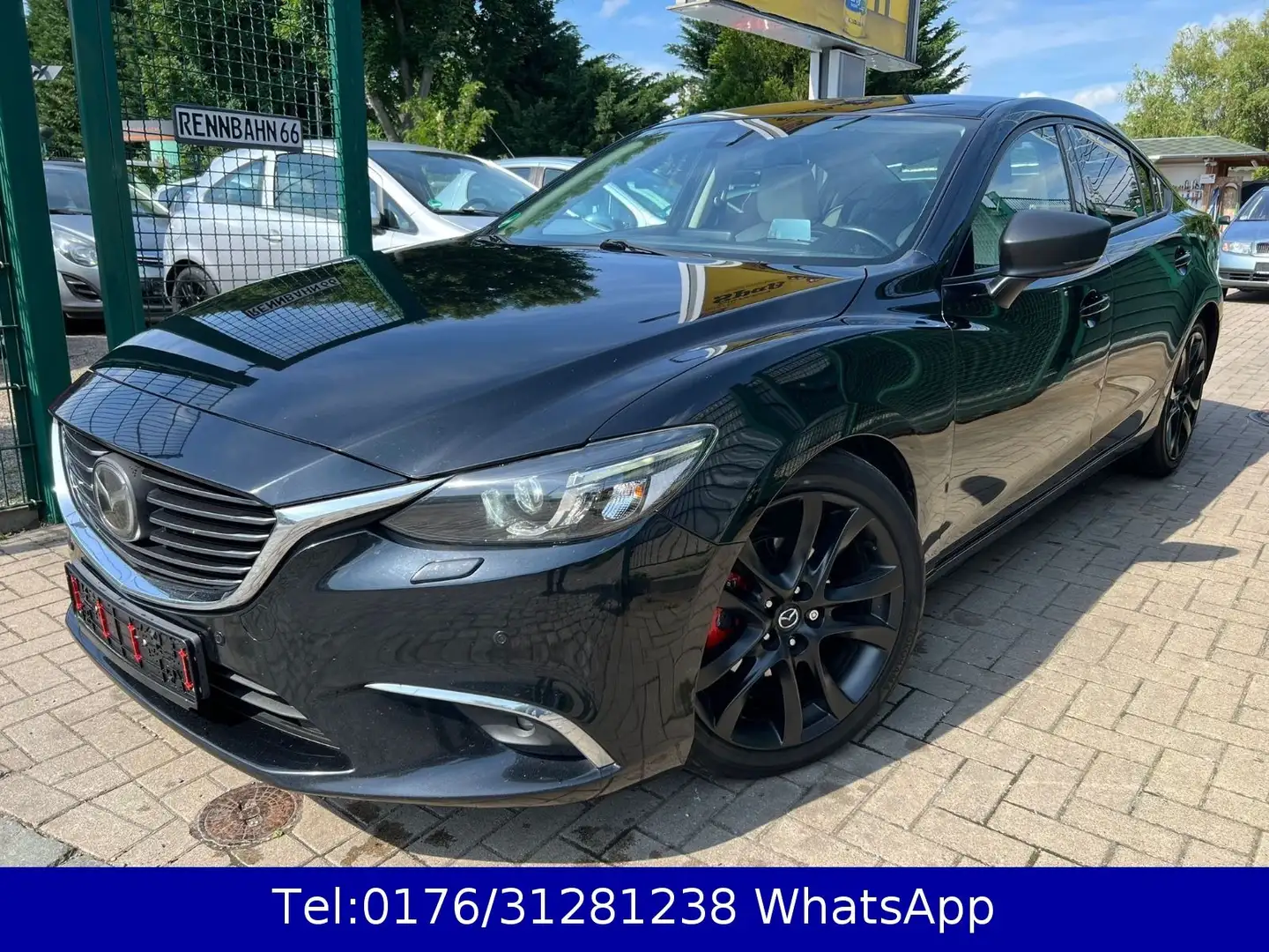 Mazda 6 Lim. Sports-Line !! Automatik !! Leder !! Tüv Schwarz - 2