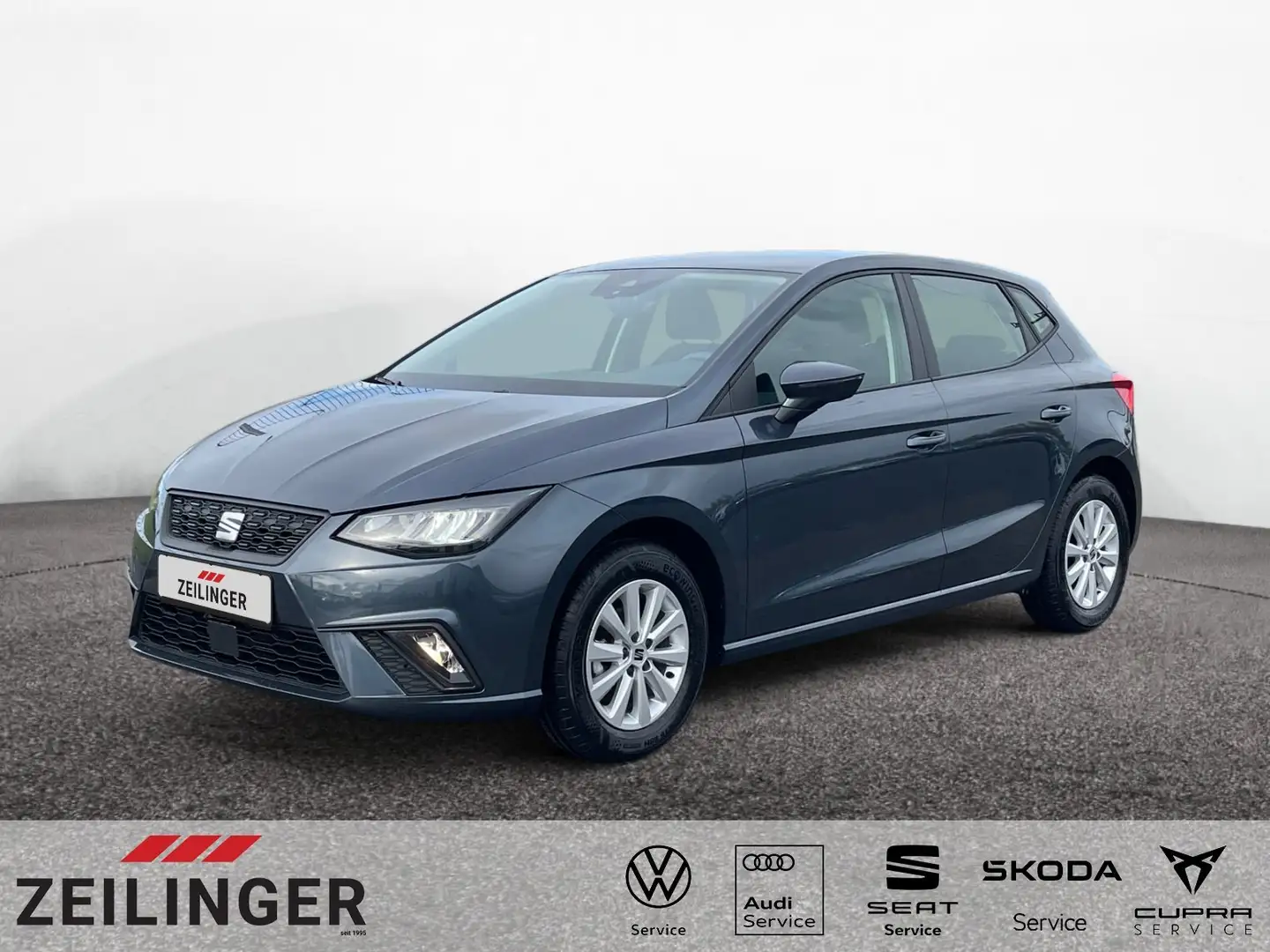 SEAT Ibiza Reference 1.0|5-J-GAR|FULL LINK|SHZ|GRA Grau - 1