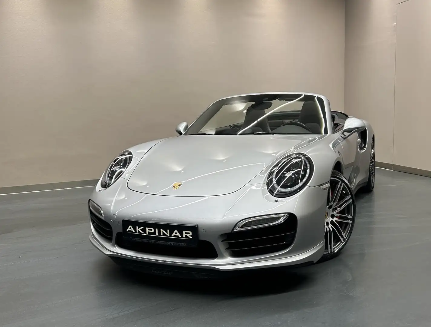 Porsche 911 991/911 Turbo Cabriolet *BURMESTER*CHRONO*ACC* Silber - 1