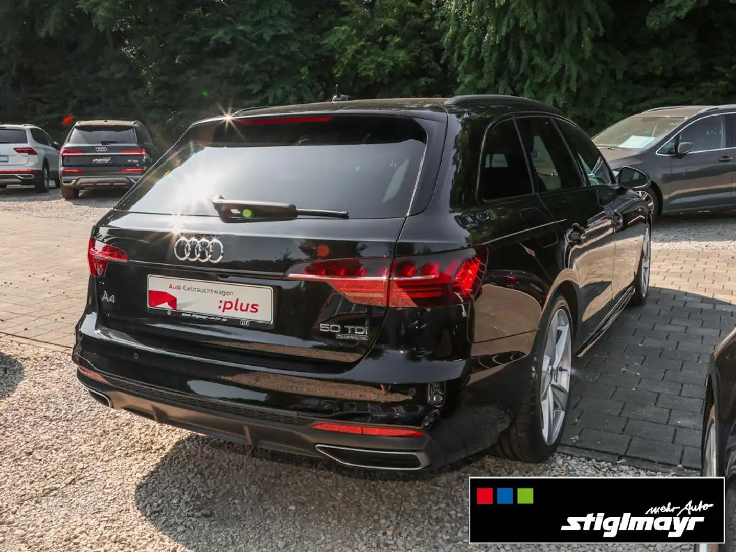 Audi A4 S-line 50 TDI quattro ACC+LED+NAVI+PANO+VC Noir - 2