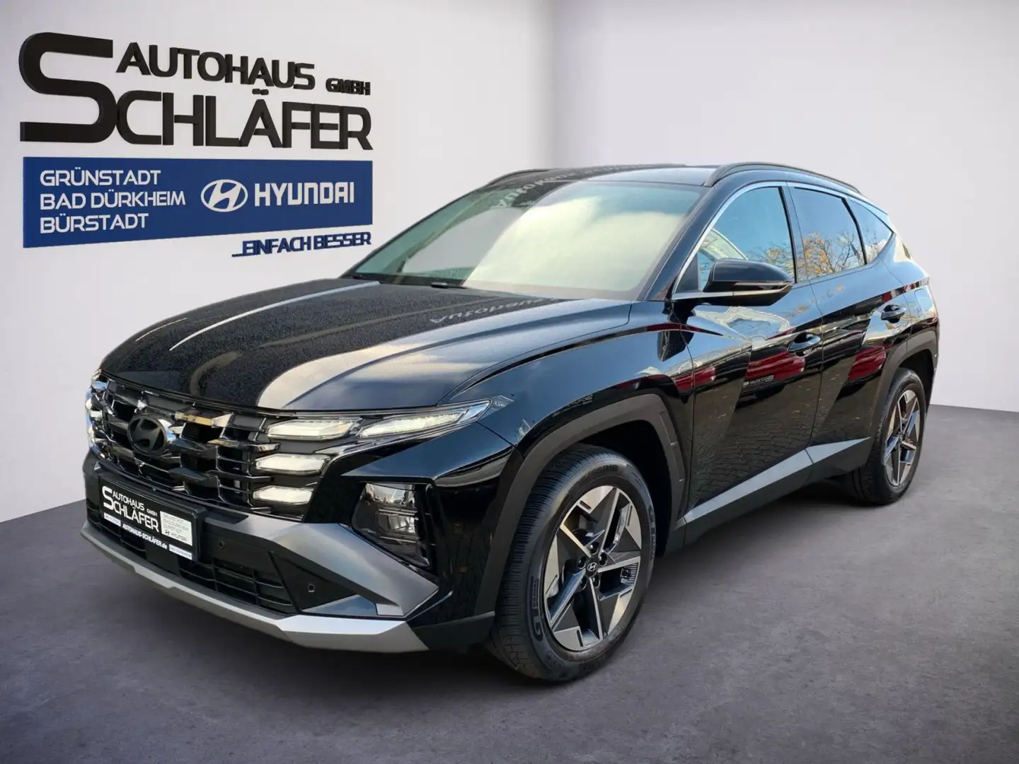 Hyundai TUCSON TUCSON FL 1.6 T-GDI 7-DCT Trend Mild-Hybrid Navi Schwarz - 1