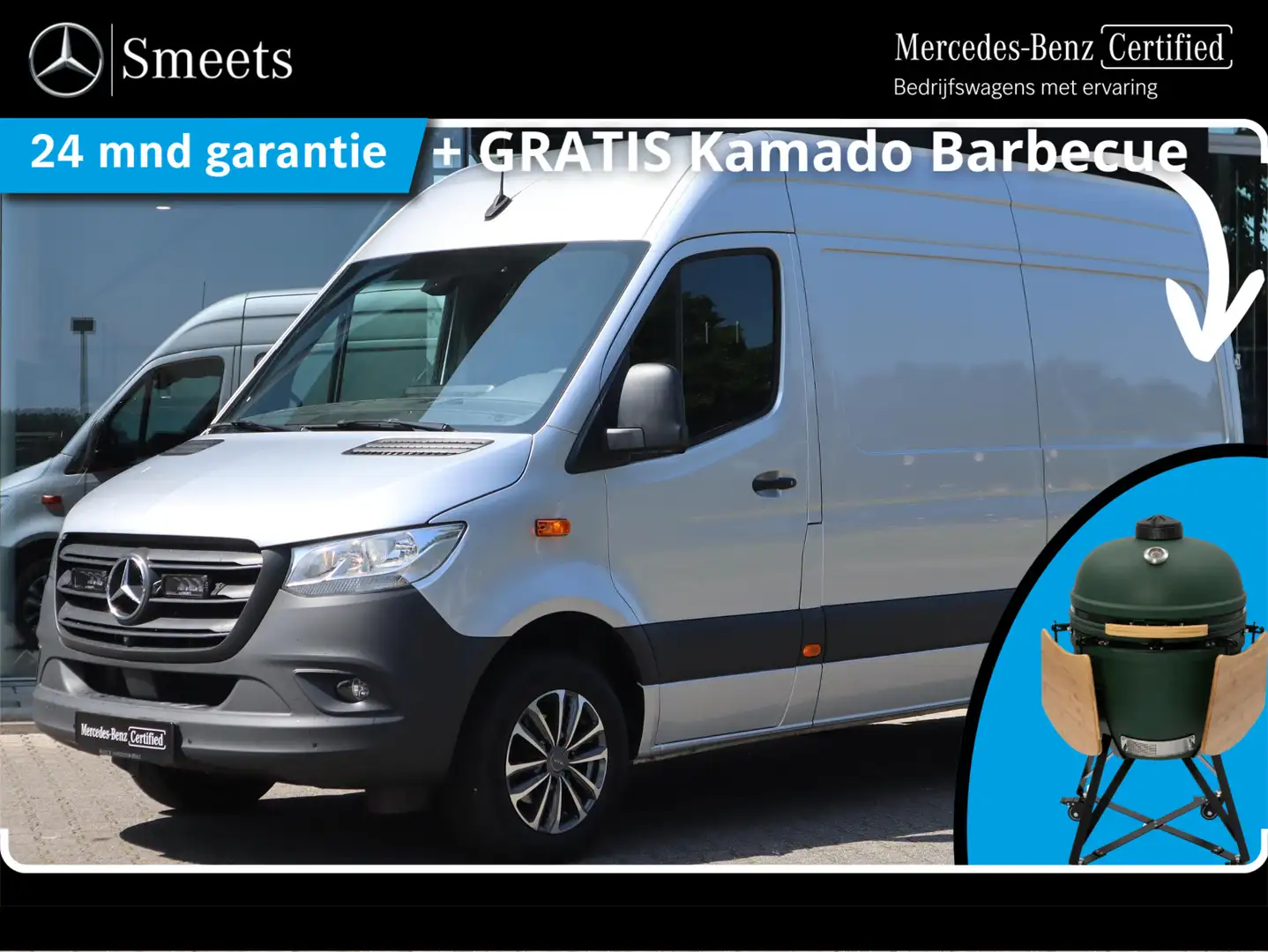 Mercedes-Benz Sprinter 317 CDI L2H2 METALLIC LM VELGEN Zilver - 1