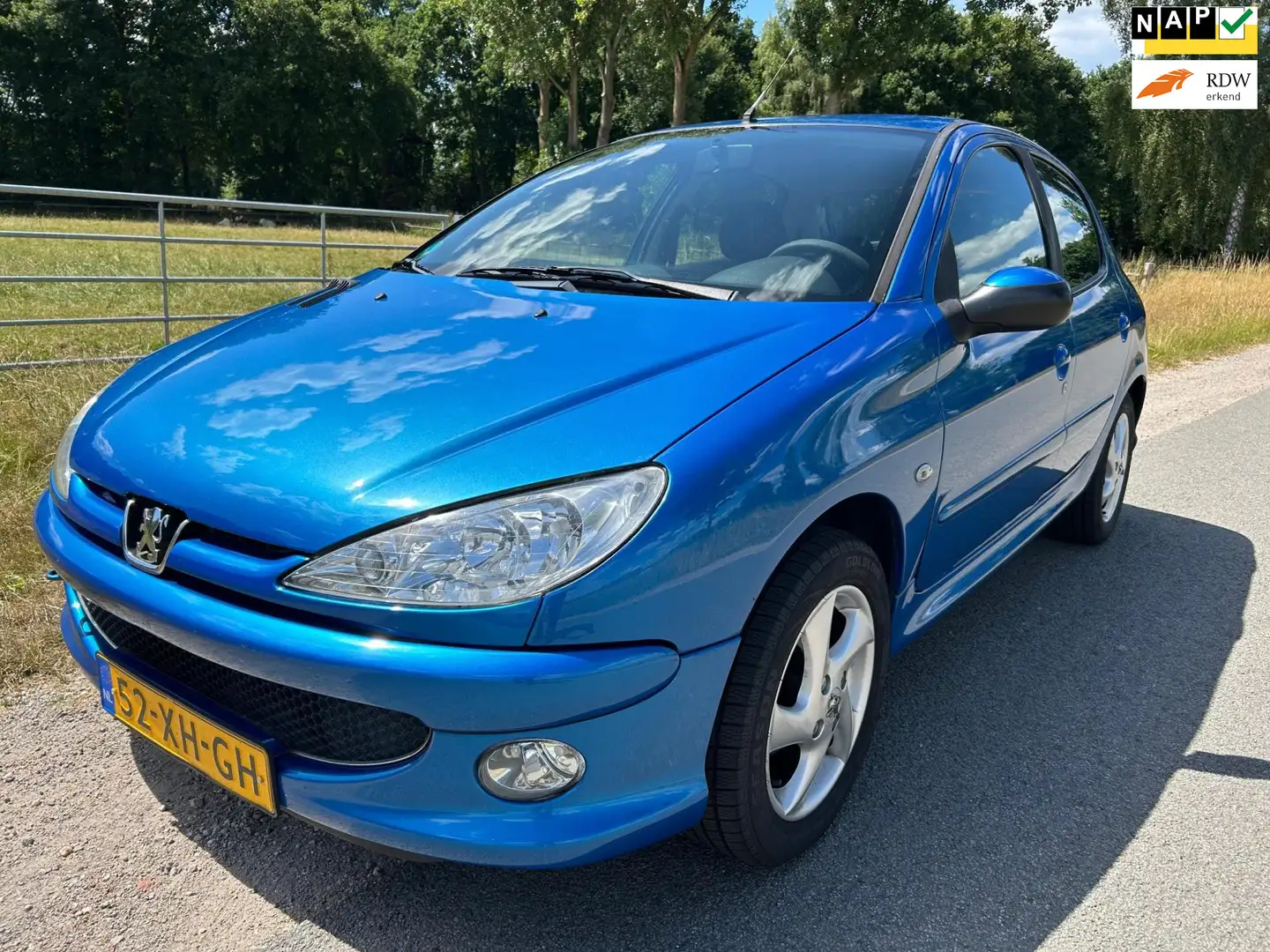 Peugeot 206 1.4 Forever LPG G3 dealer onderhouden met airco Azul - 1