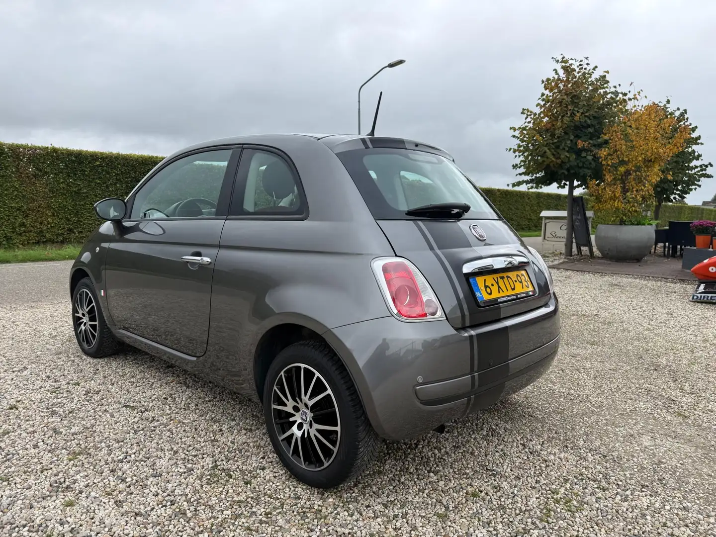 Fiat 500 1.0 TwinAir Pop ORG. NL | Airco | LM | Parkeersens Grau - 2