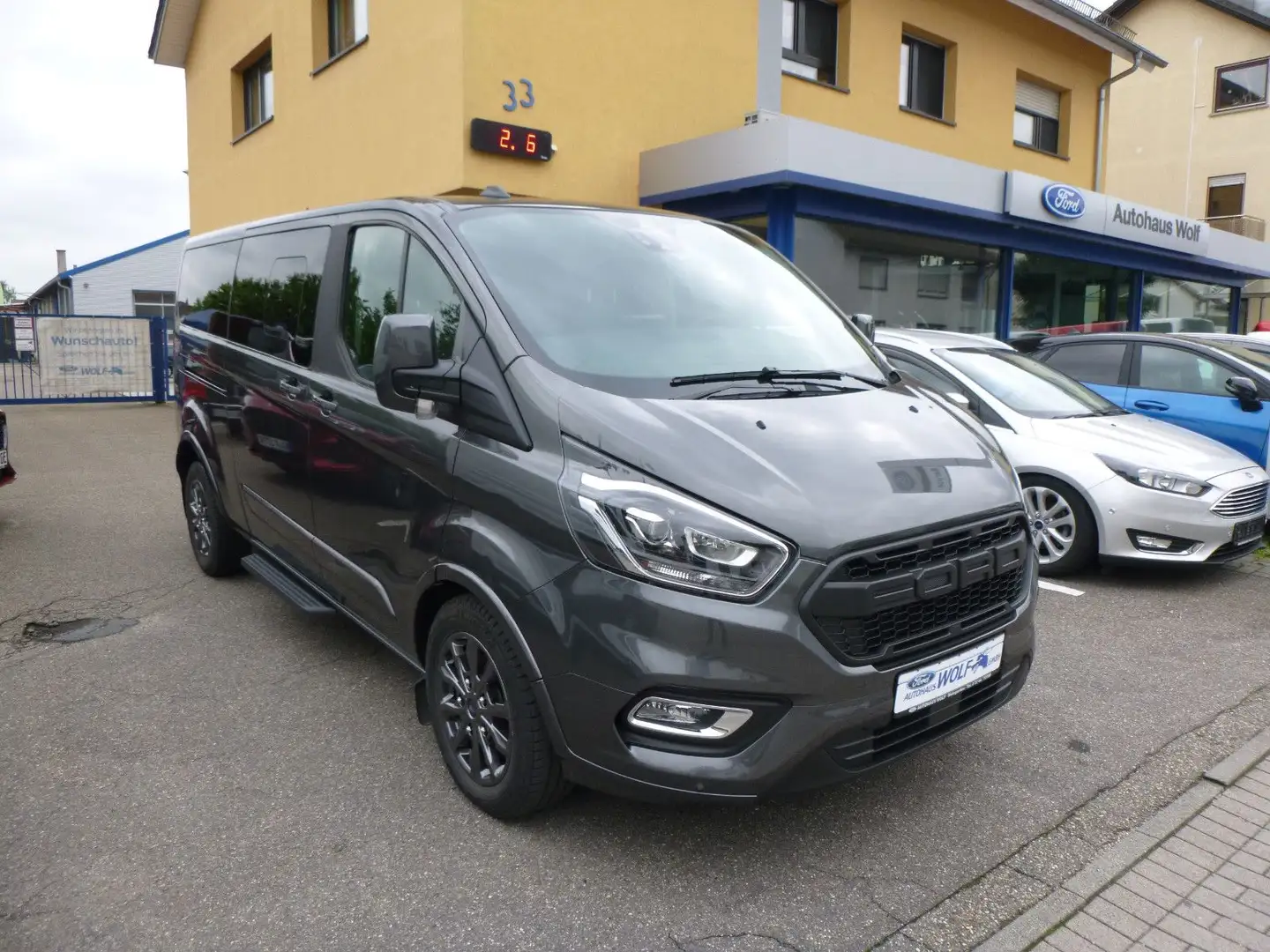 Ford Tourneo Custom L2 Titanium X AHK iACC BLIS 230V Grijs - 1