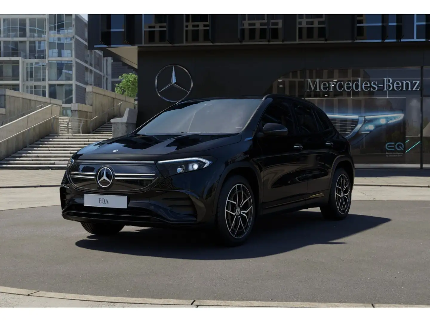 Mercedes-Benz EQA 250 +AMG+MBUX+LED+Wide+Pano+AHK+Night+Cam Schwarz - 1