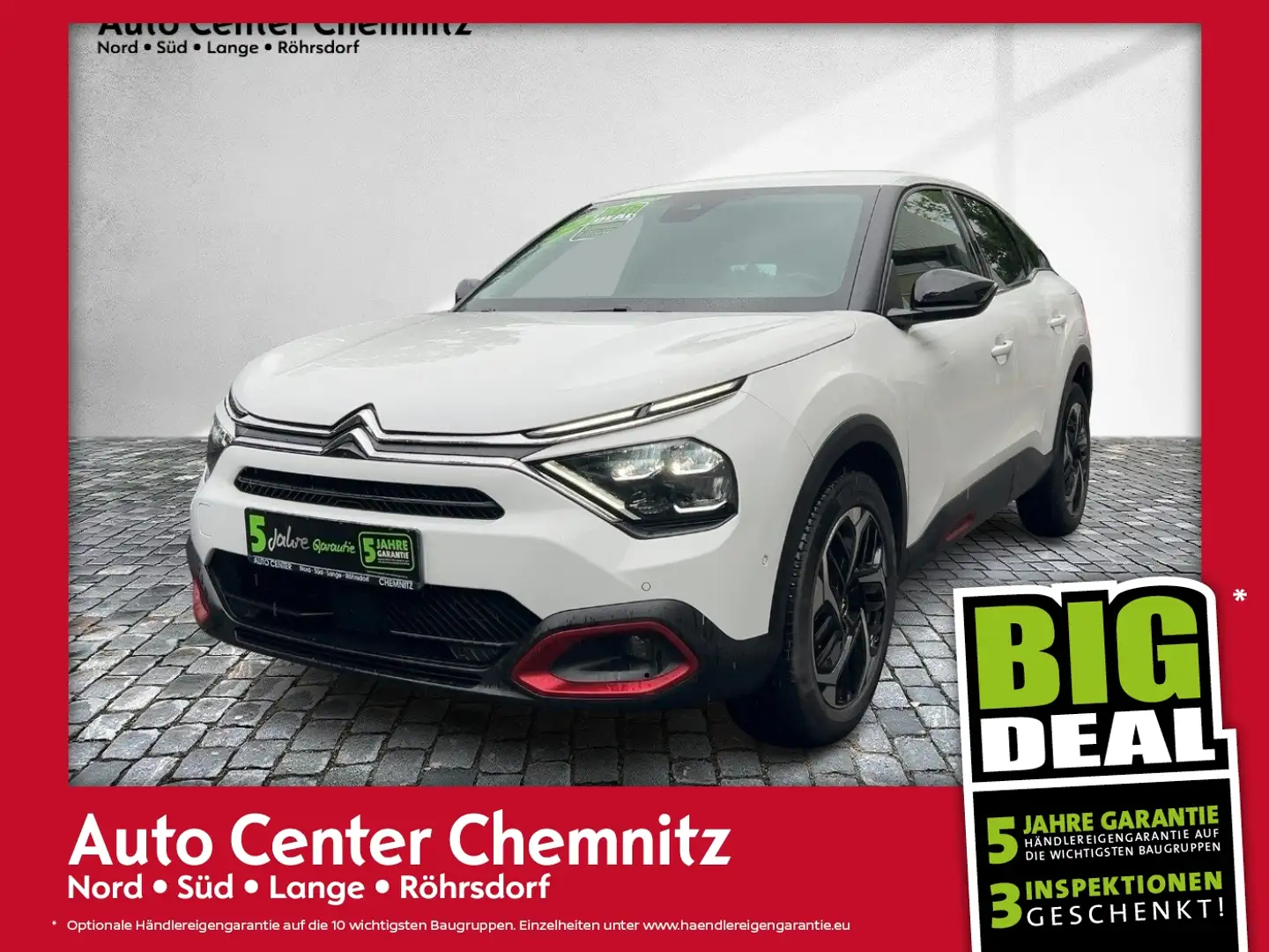 Citroen C4 AT8 HDI 130 Shine AHK/HeadUp/FullLED/Navi/360° Wit - 1