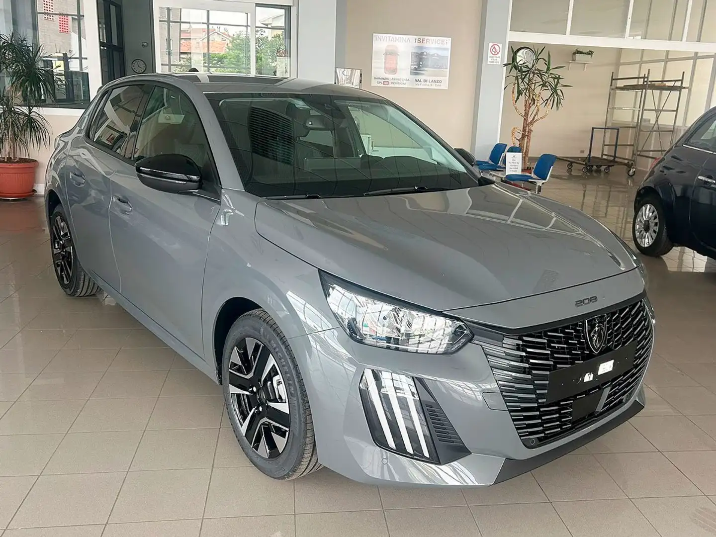 Peugeot 208 1.2 hybrid Allure 100cv e-dcs 6 Gris - 1