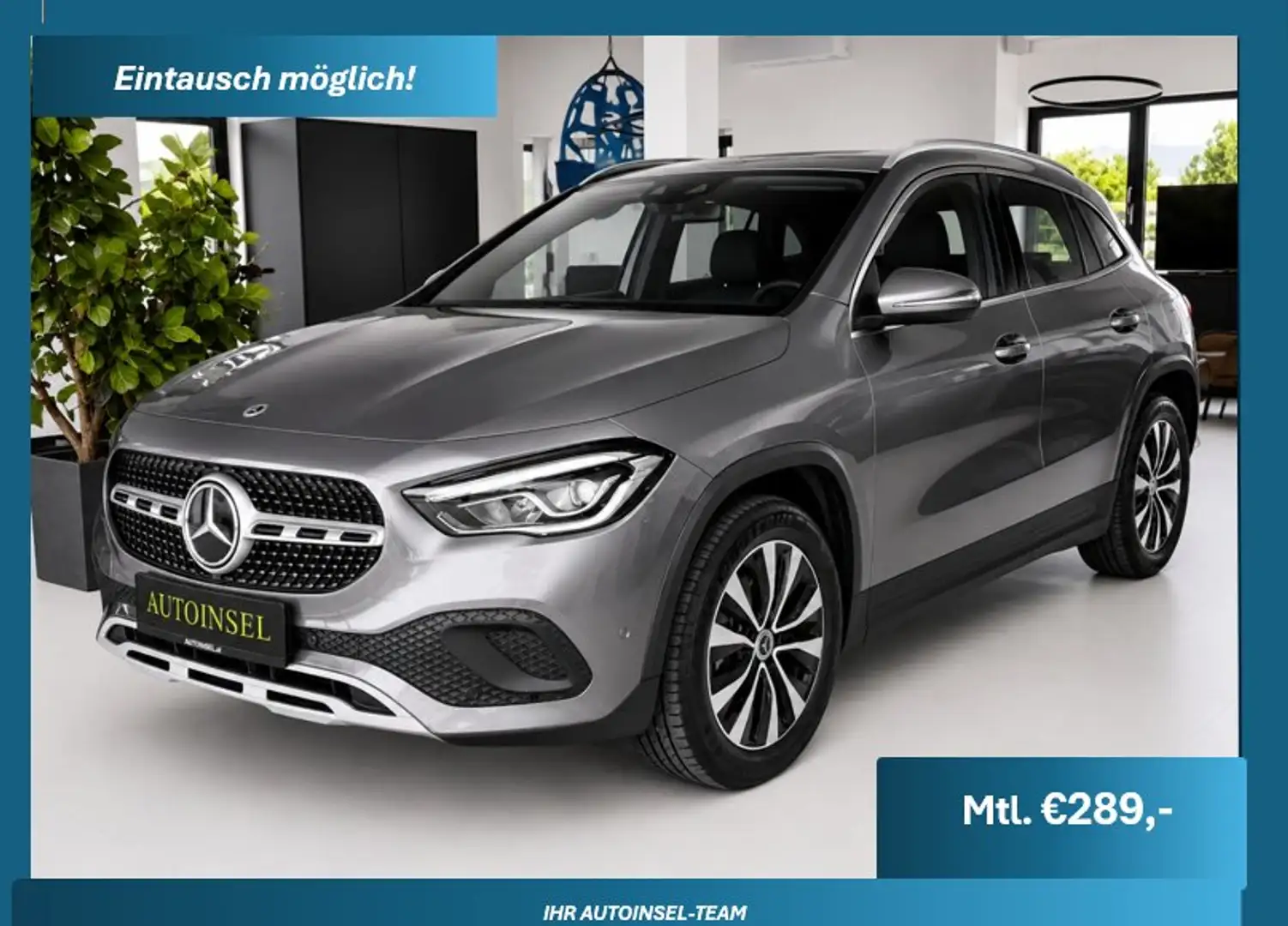 Mercedes-Benz GLA 250 e Kamera SZH 1.Besitz Grau - 1