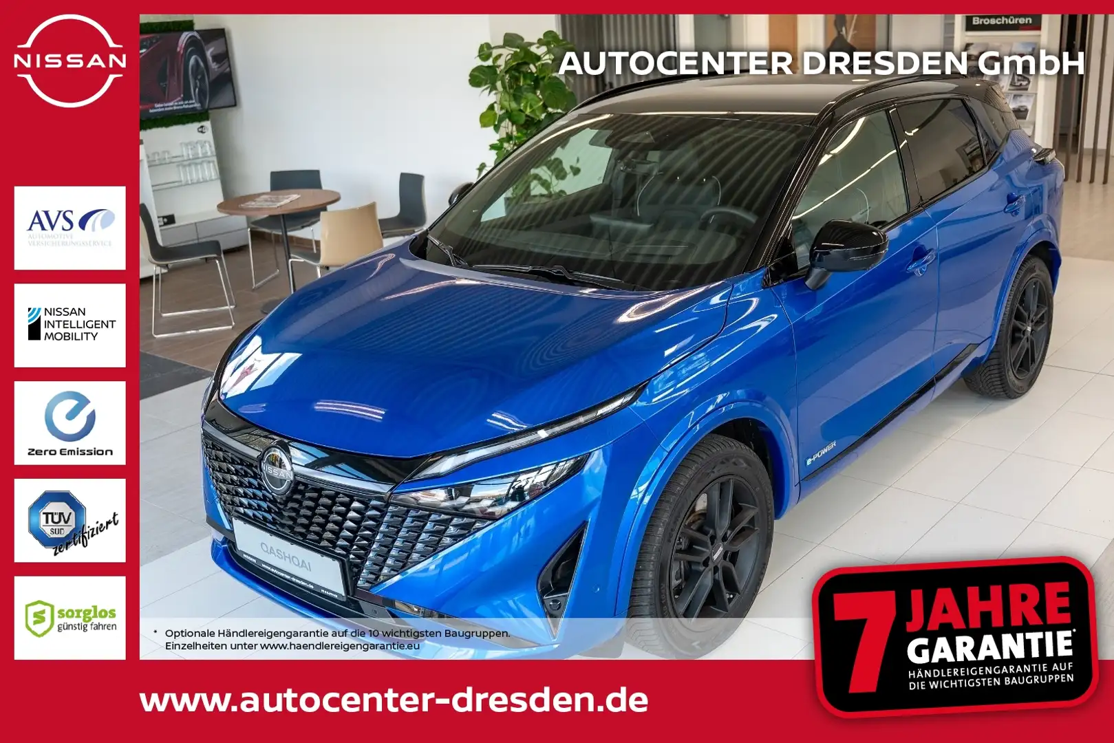 Nissan Qashqai 1.5VC-T e-POWER N-Design ACC HUD BOSE Blau - 1