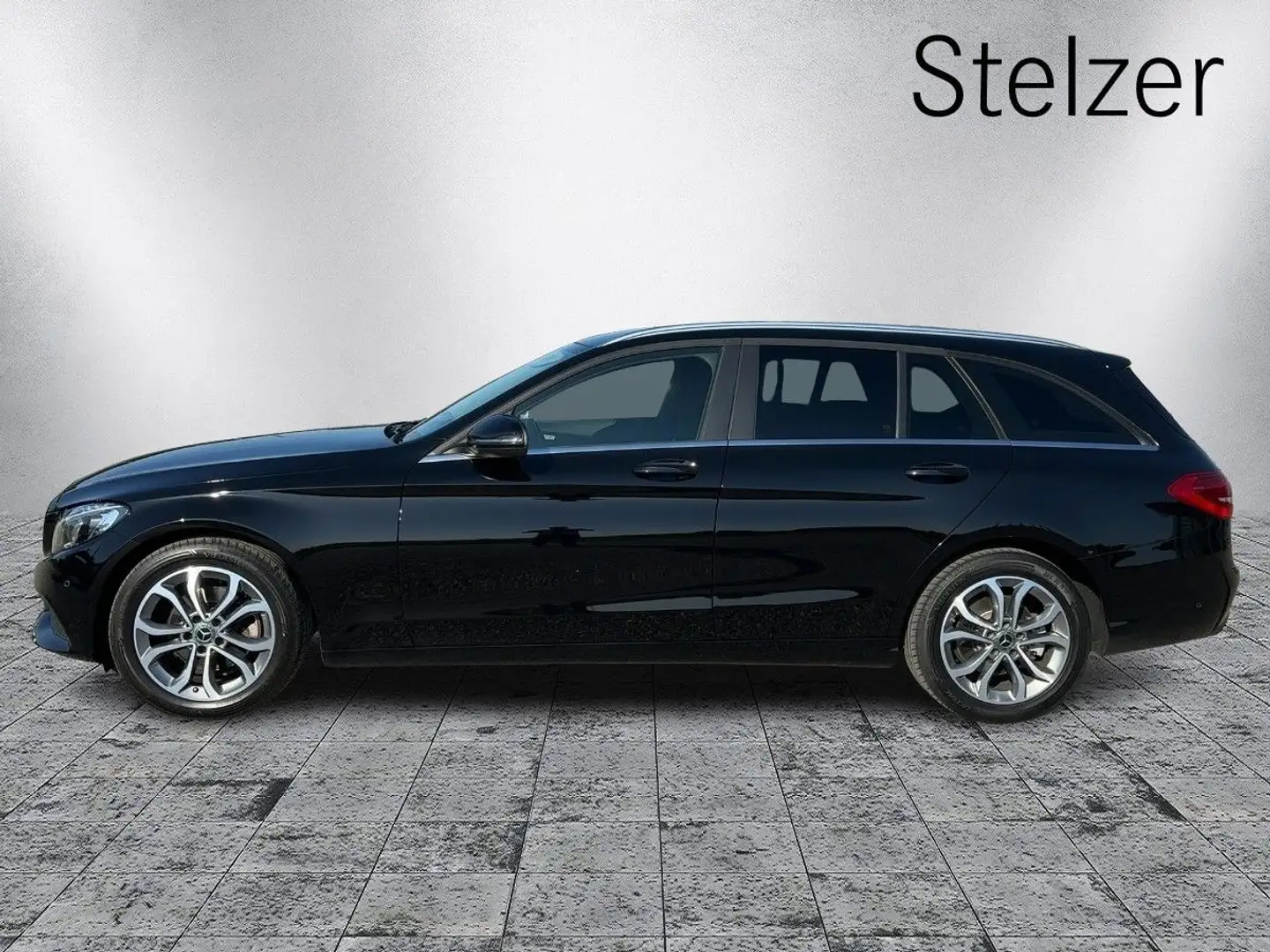 Mercedes-Benz C 200 d T-Modell Stdhzg PTS Shz LED AHK RKam Schwarz - 2