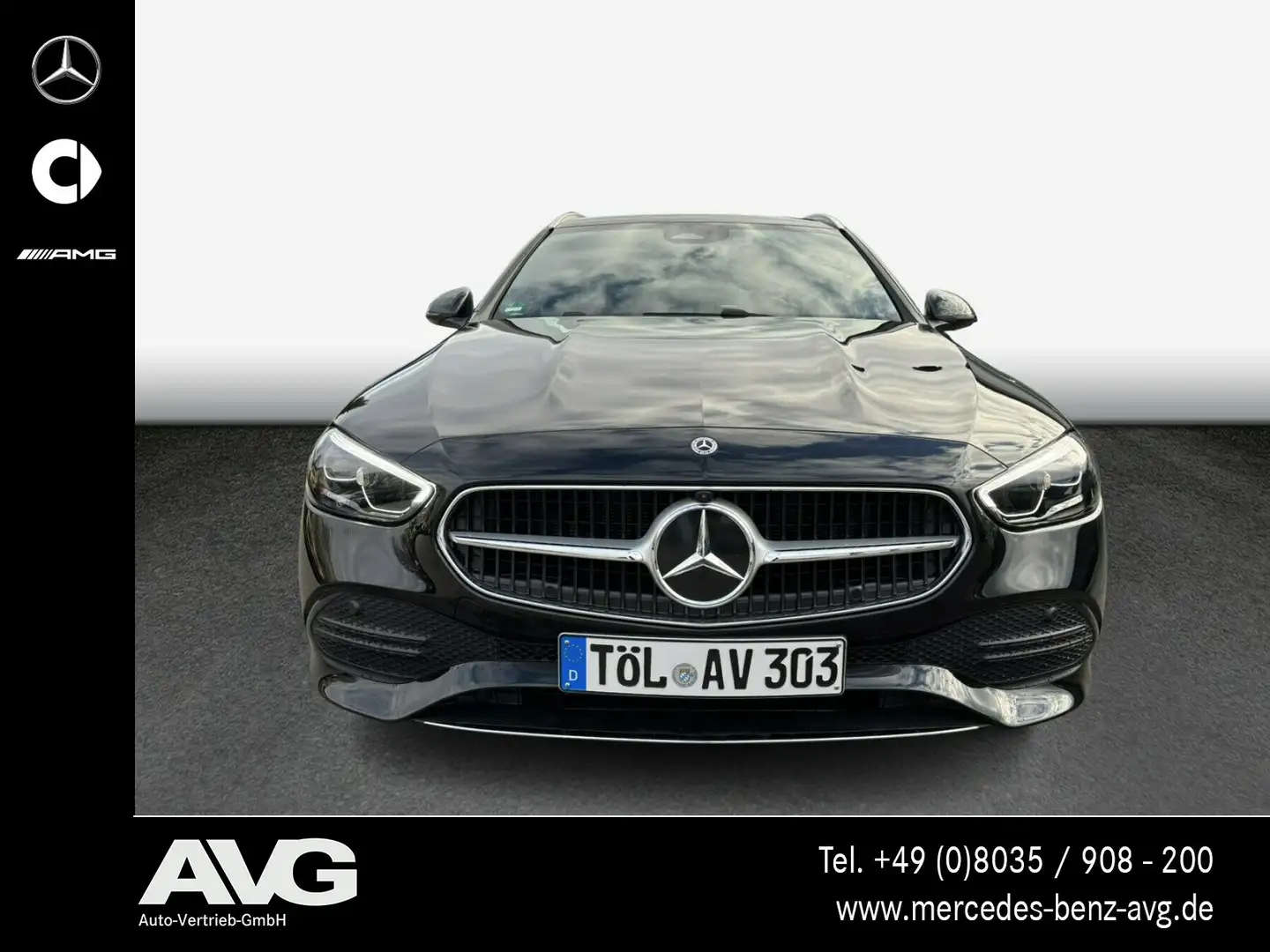 Mercedes-Benz C 220 C 220 d T Avantgarde AHK Memory Distronic 360° Zwart - 2