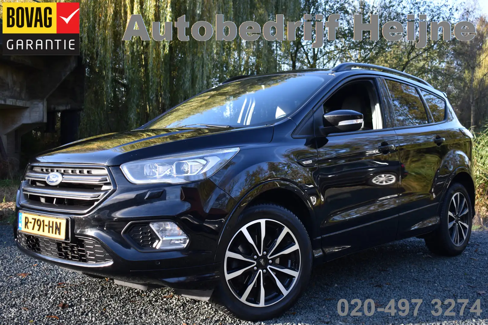 Ford Kuga 150PK EcoBoost ST-LINE SPORT CAMERA/TREKHAAK/SONY- Zwart - 1