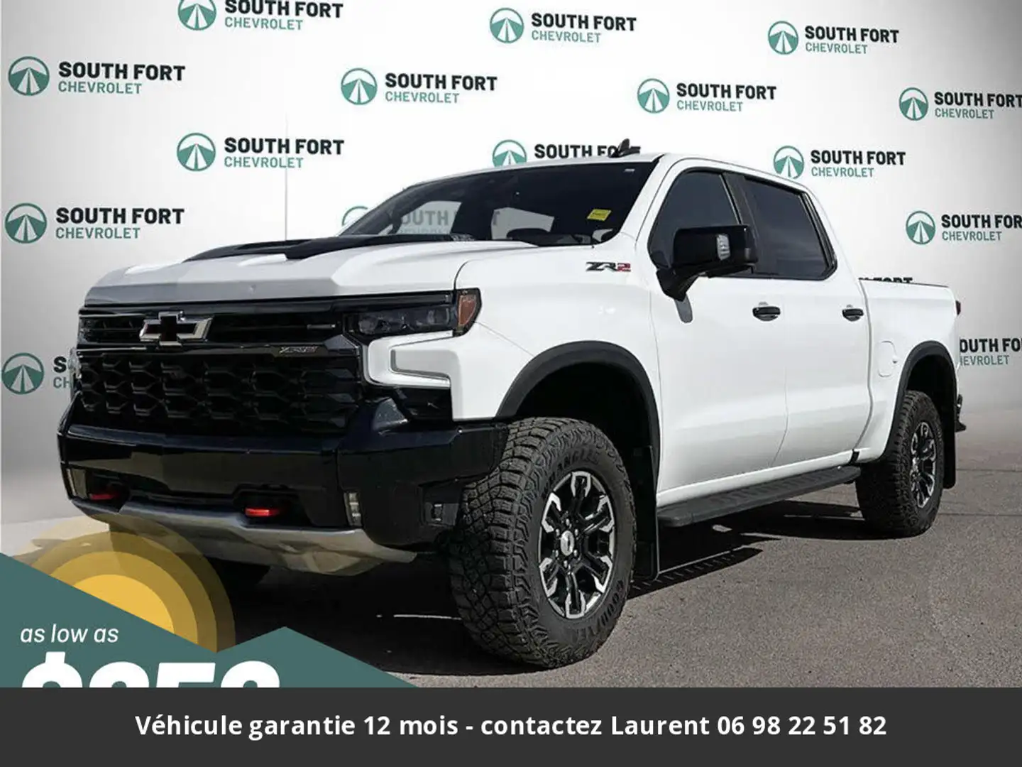 Chevrolet Silverado ZR2 6.2l Tout compris hors homologation 4500e Weiß - 1