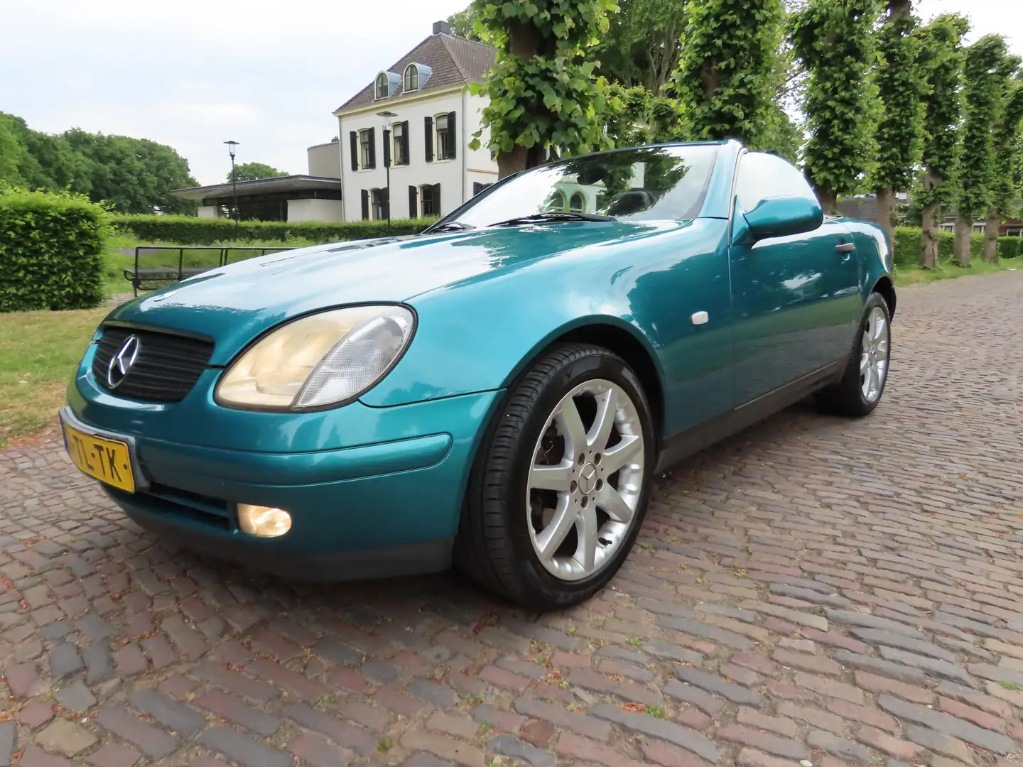 Mercedes-Benz SLK 230 K. Automaat Leer Ecc Cruisecontrol Stoelverwarming Groen - 2