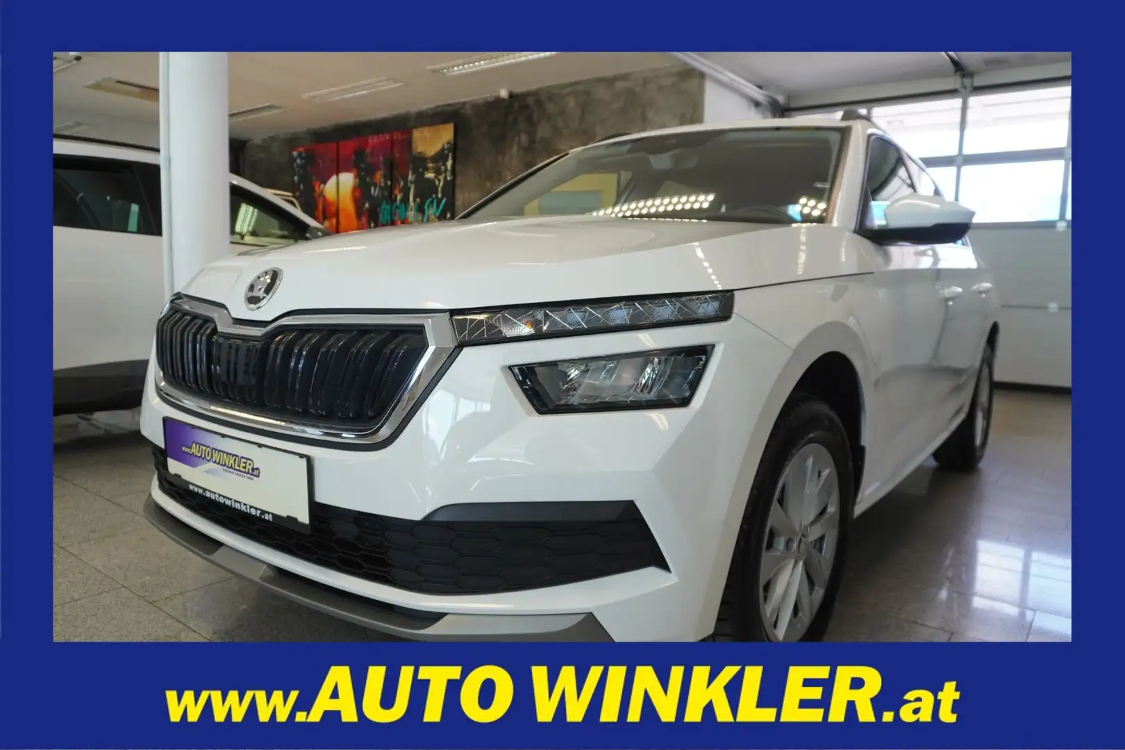 Skoda Kamiq 1.0 TSI Ambition PDC Weiß - 1