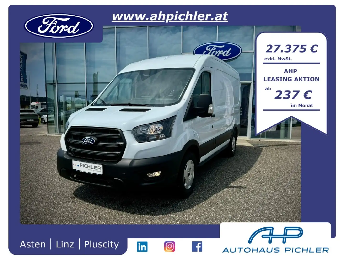 Ford Transit Transit Kasten Trend 2,0 EcoBlue HD L2H2 350 | ... Weiß - 1