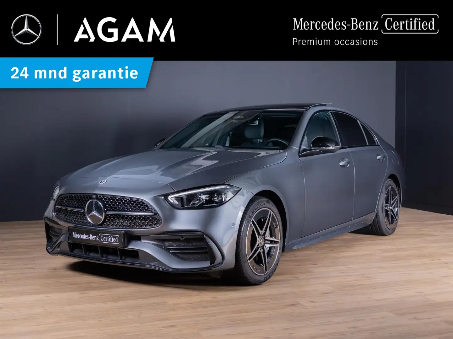 Mercedes-Benz C 300 Limousine e star Edition AMG Line Panorama dak Gris - 1