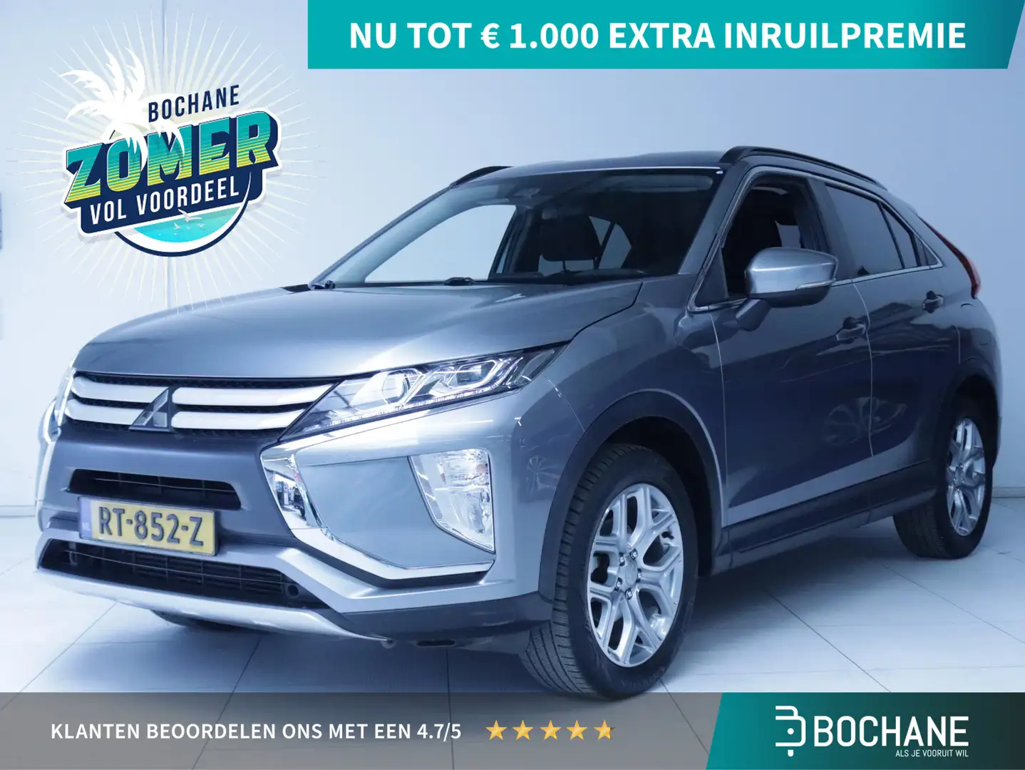 Mitsubishi Eclipse Cross 1.5 DI-T Pure Clima/Navi/Camera/Trekhaak Grigio - 1